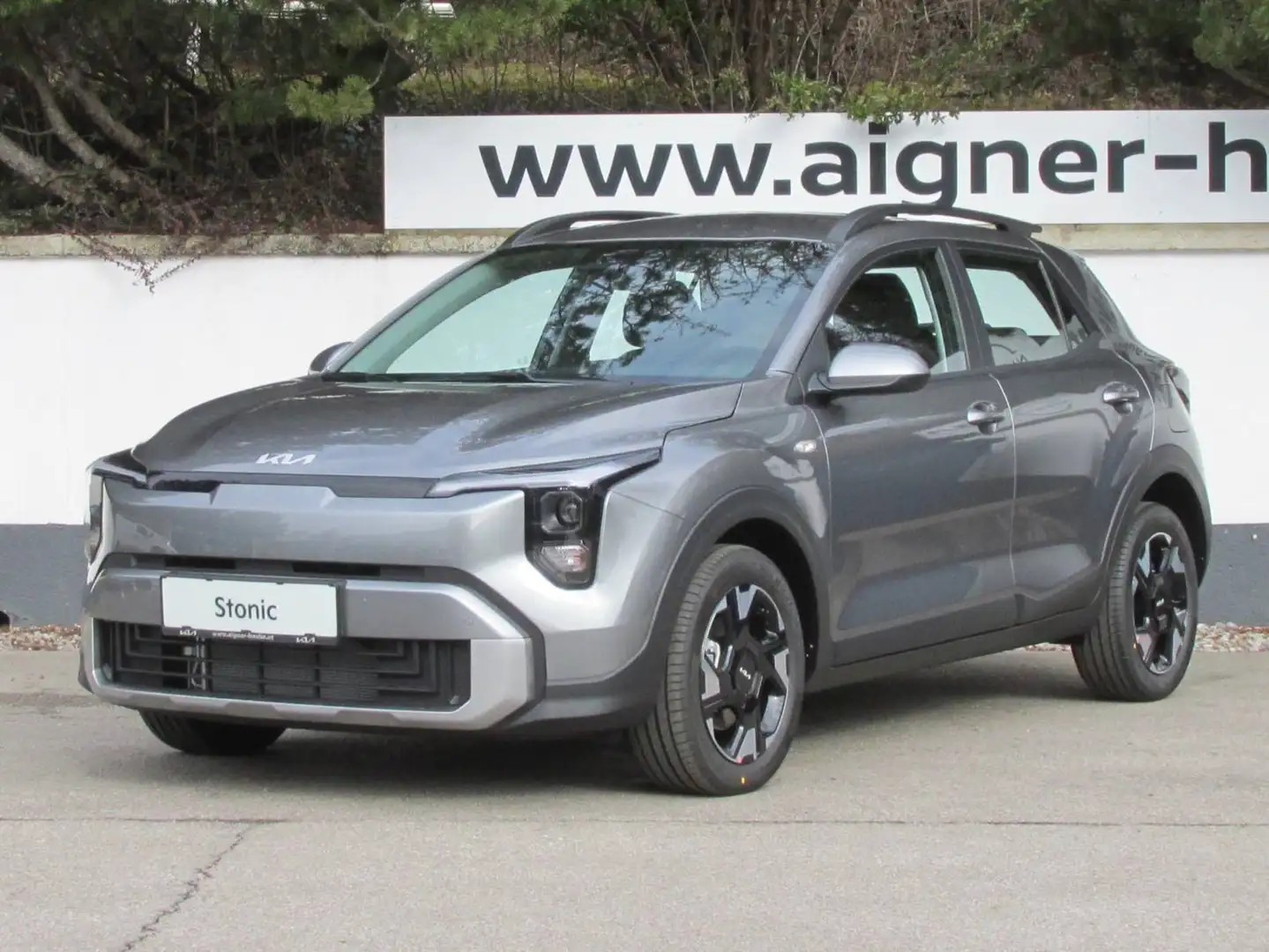 Kia Stonic 1,0 TGDI GPF ISG Titan Grau - 1