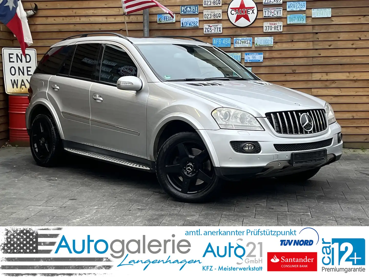 Mercedes-Benz ML 500 Memory Schiebedach Leder SHZ Luftf. LPG Silber - 1