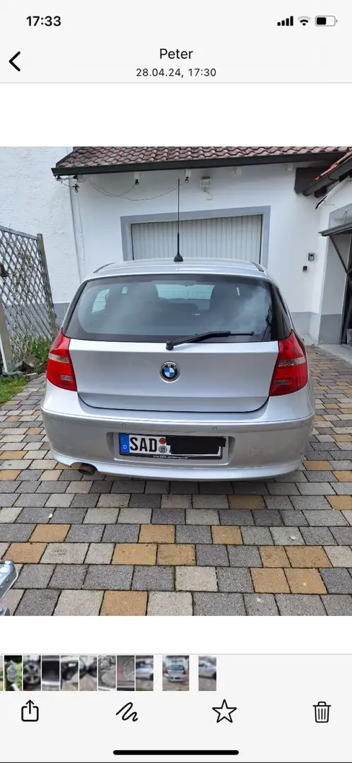 BMW 116 116d DPF Silber - 2