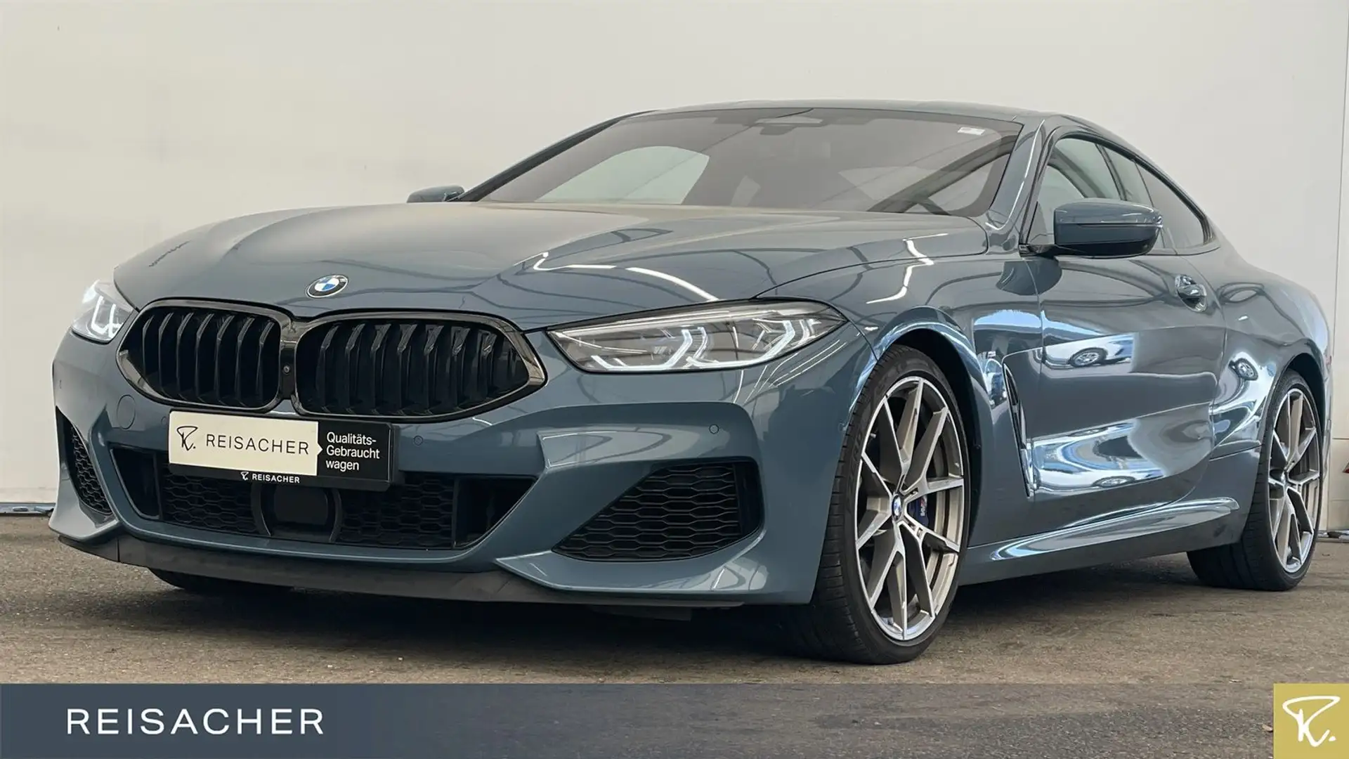 BMW M850 i A xDrive Coupé Laser ACC 360 H&K IAL 20"LM Blau - 1