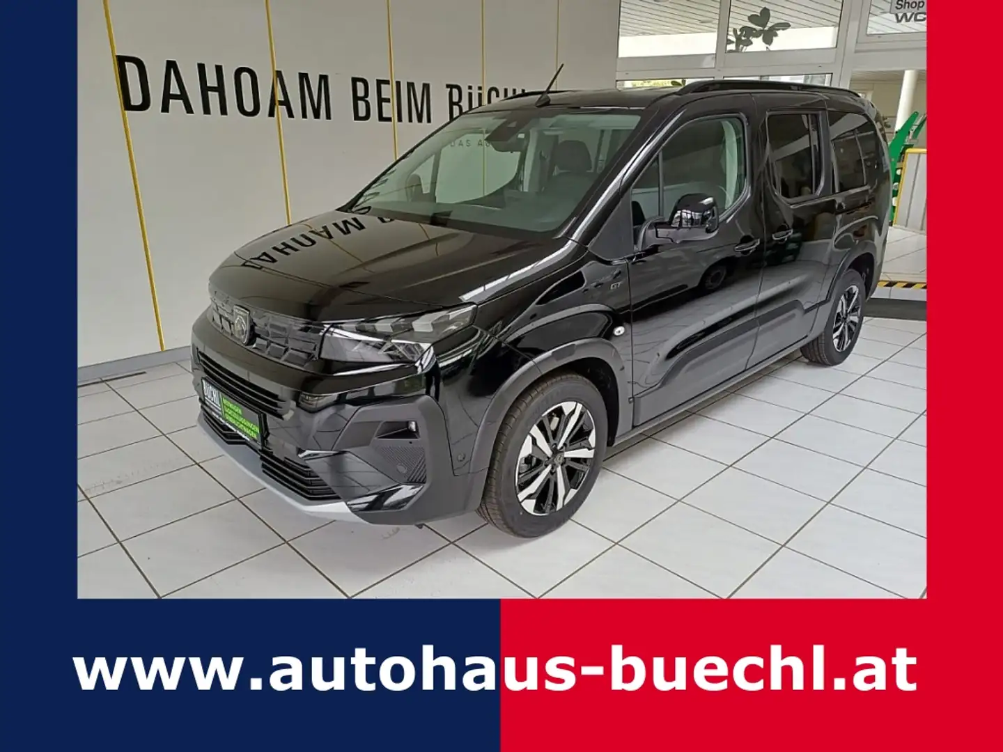 Peugeot Rifter Lang BlueHDI 130 S&S GT EAT8 Zwart - 1