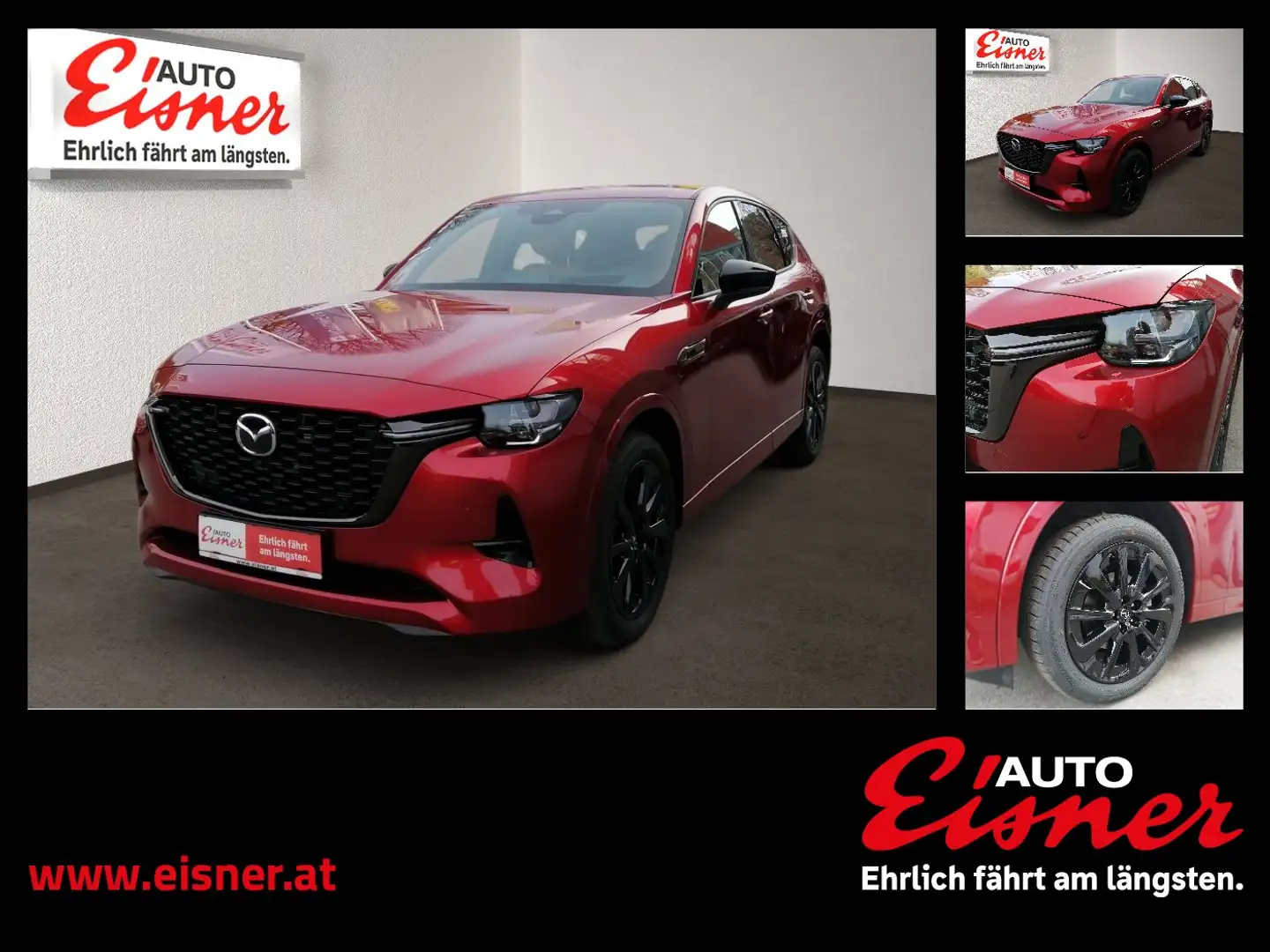 Mazda CX-60 3.3 SKYACTIVE-D M Homura 2xKlima 4xSHZ AUT Rot - 1