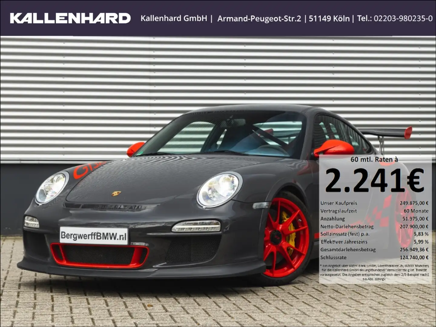 Porsche 997 911-GT3 RS-First-Paint-Full Serviced-PCCB Schwarz - 1