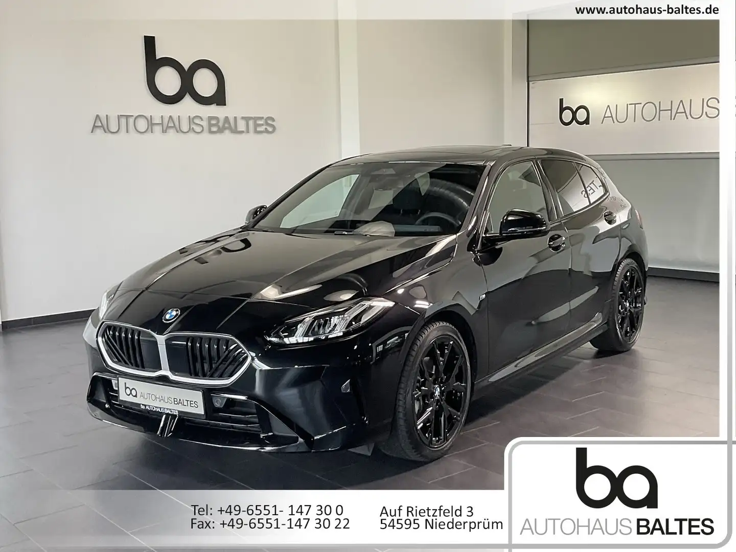 BMW 120 120i M Sport 19"/Pano/Park/Driv/AAC/DAB Noir - 1