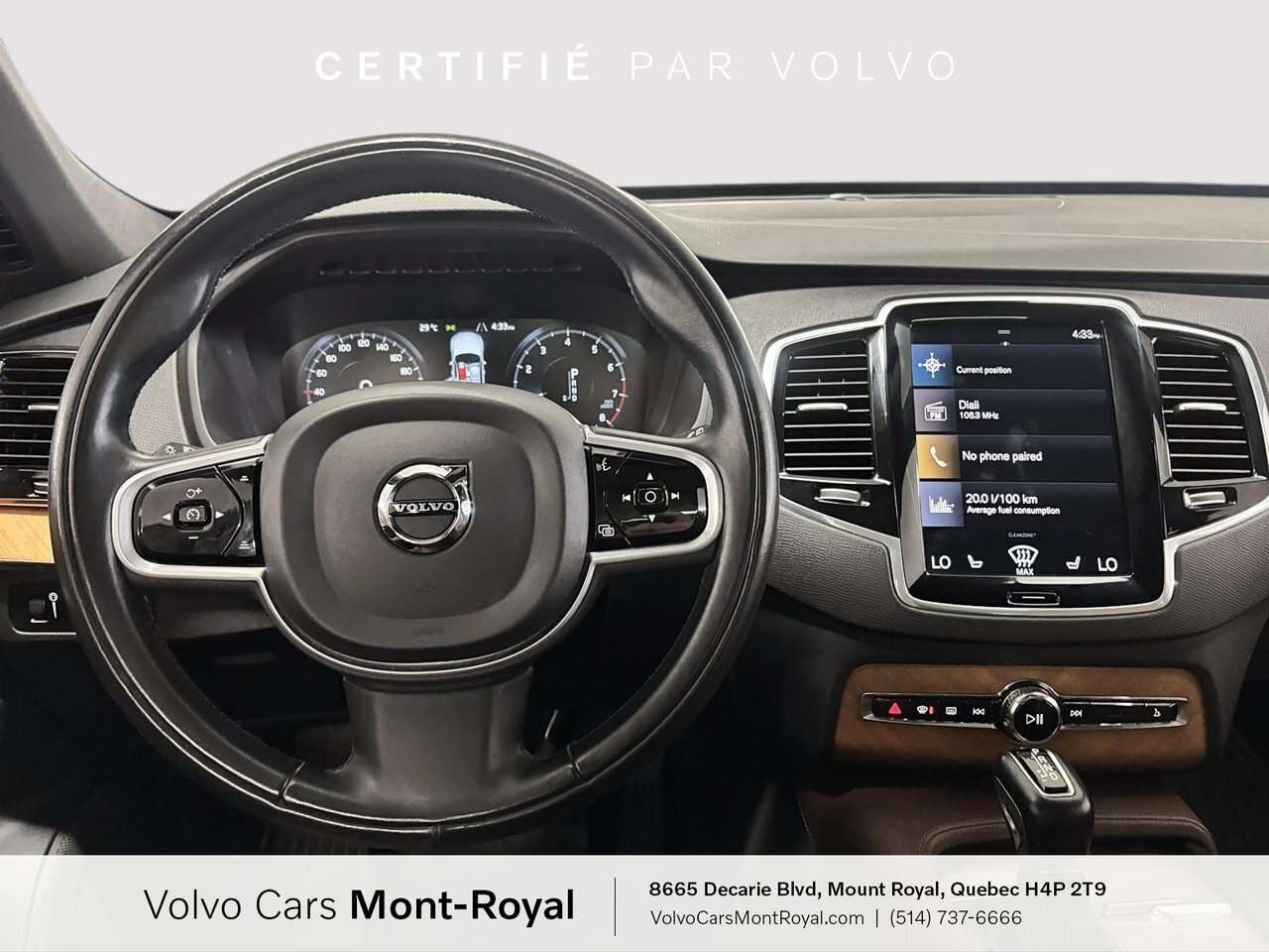 2022 Volvo XC90 Momentum POLESTAR, 360 CAMERA, HEADS-UP DISPLAY / thumb 11