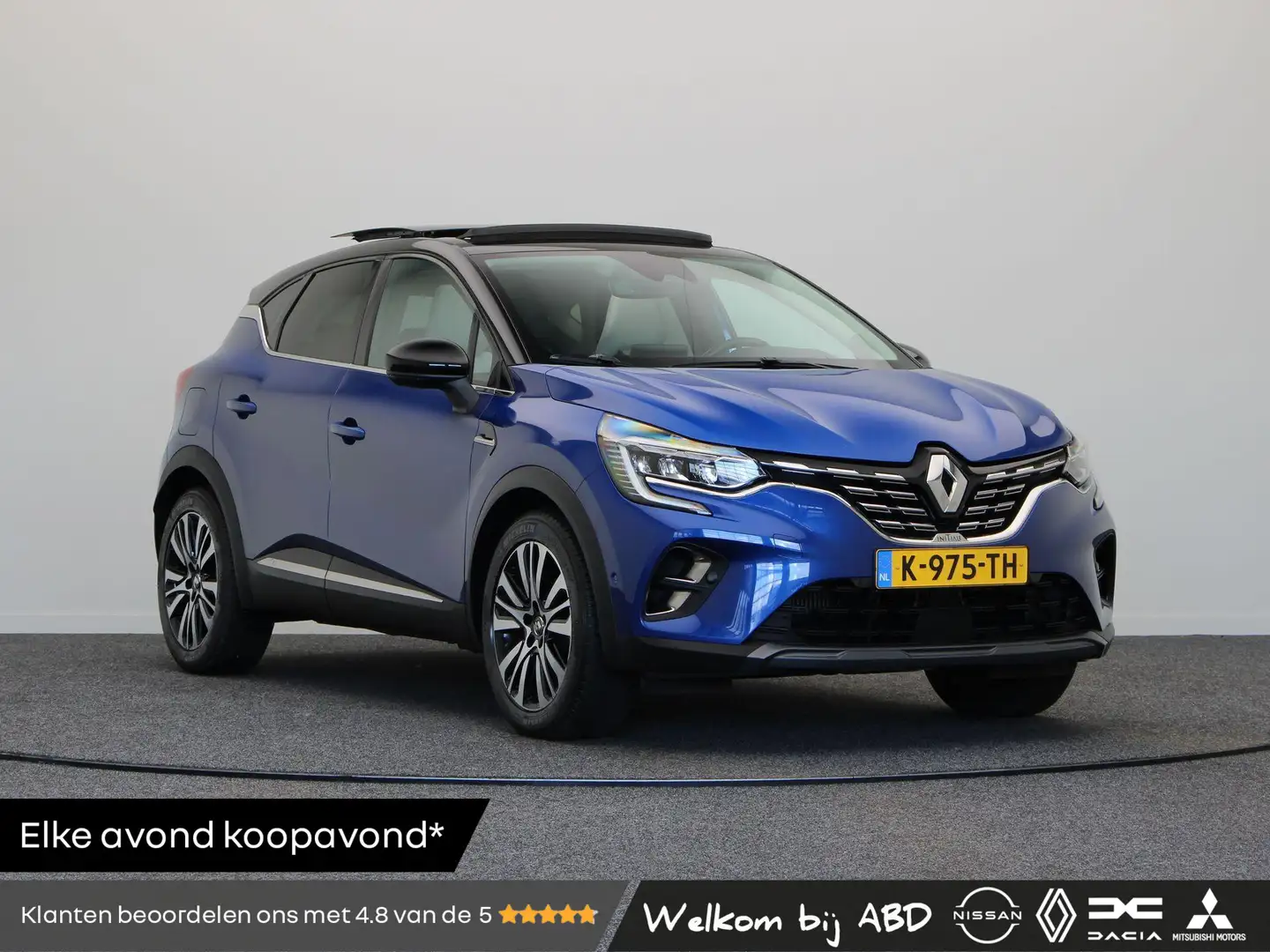 Renault Captur 1.3 TCe 140 Initiale Paris | Bekleding Leder | Cli Blauw - 1
