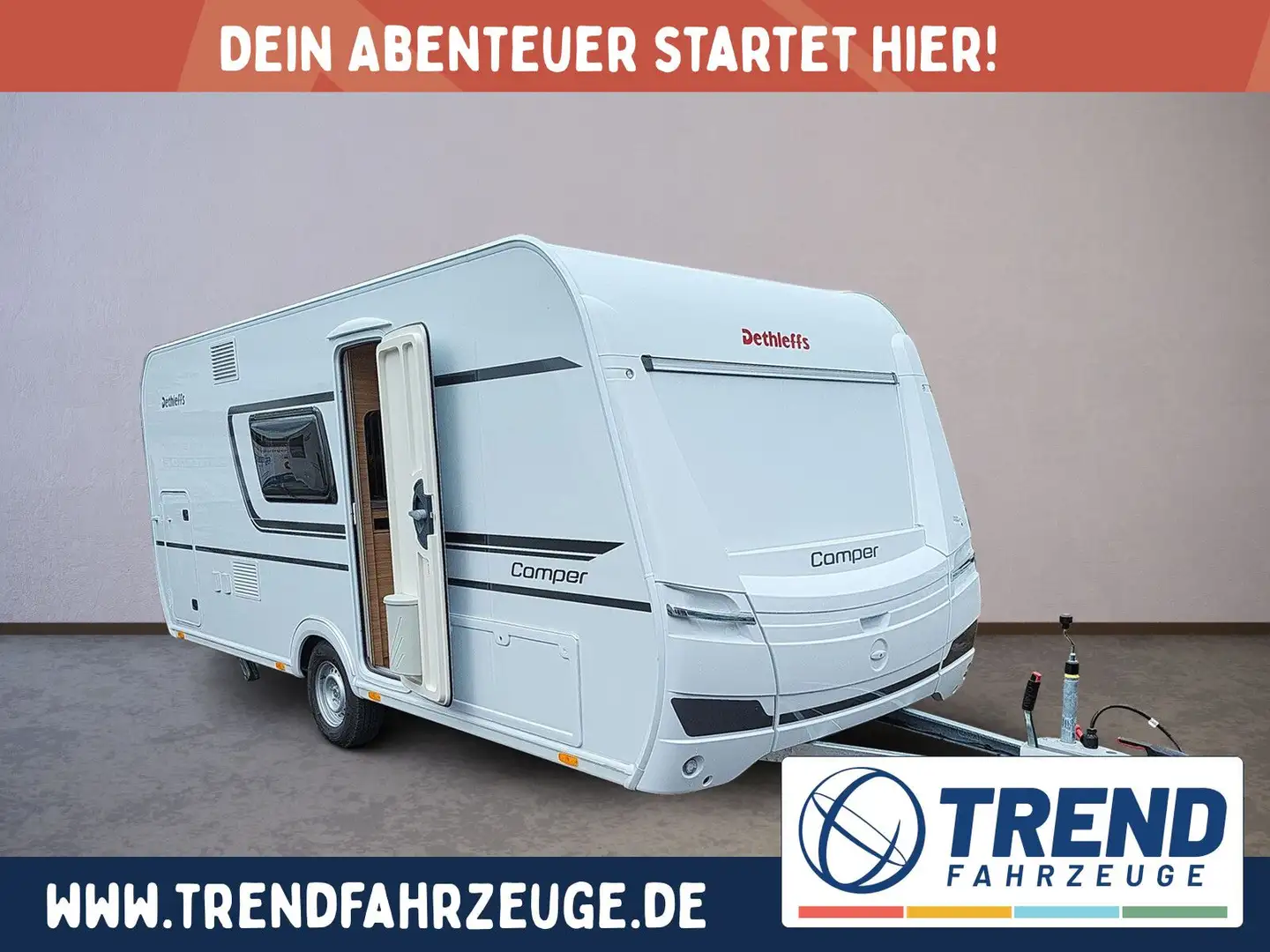 Dethleffs Camper 500 QSK *Autark *7375,-  ERSPARNIS Blanc - 1