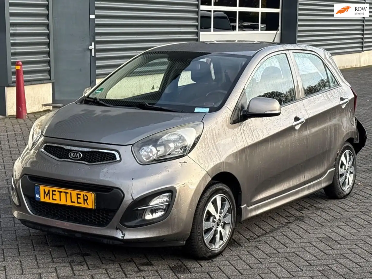 Kia Picanto 1.0 CVVT Comfort Pack, airco Gris - 1