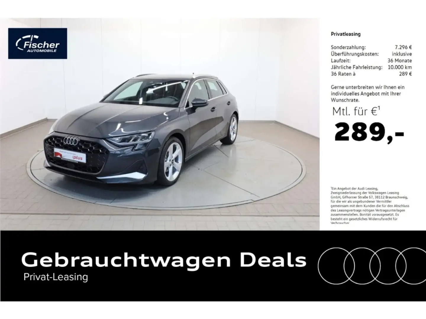 Audi A3 Sportback 35 TFSI advanced Grau - 1