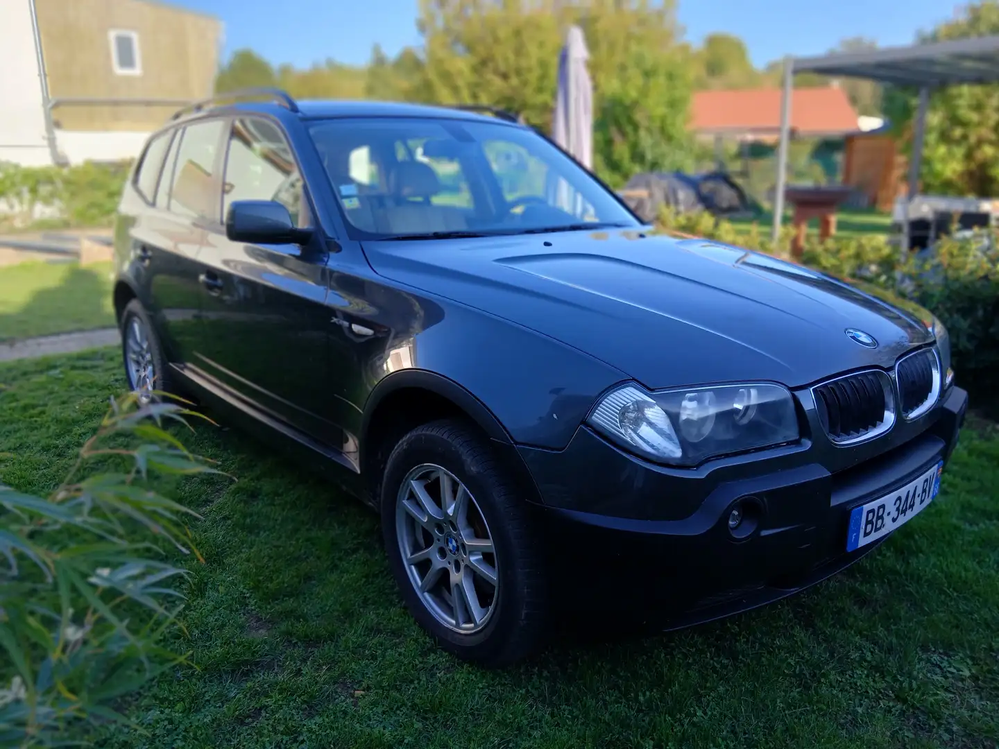 BMW X3 X3 3.0d Luxe Steptronic A Brun - 2