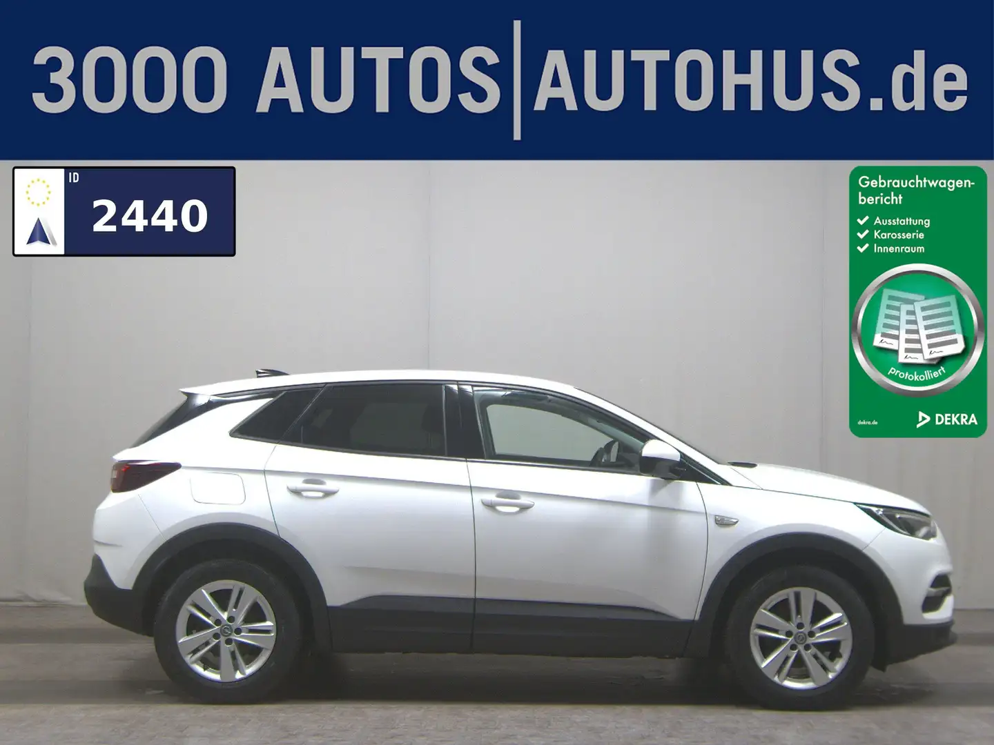 Opel Grandland X 1.5 D Business Ed. Navi Ahk LED Shz Weiß - 1