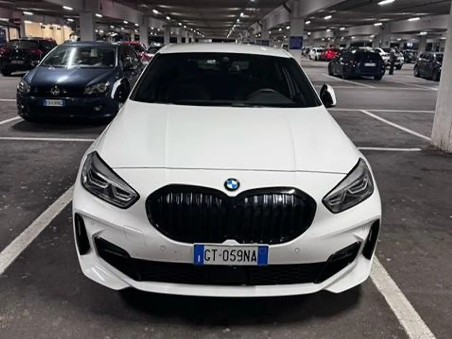 BMW 116 Serie 1 F40 116i Msport auto Bianco - 2