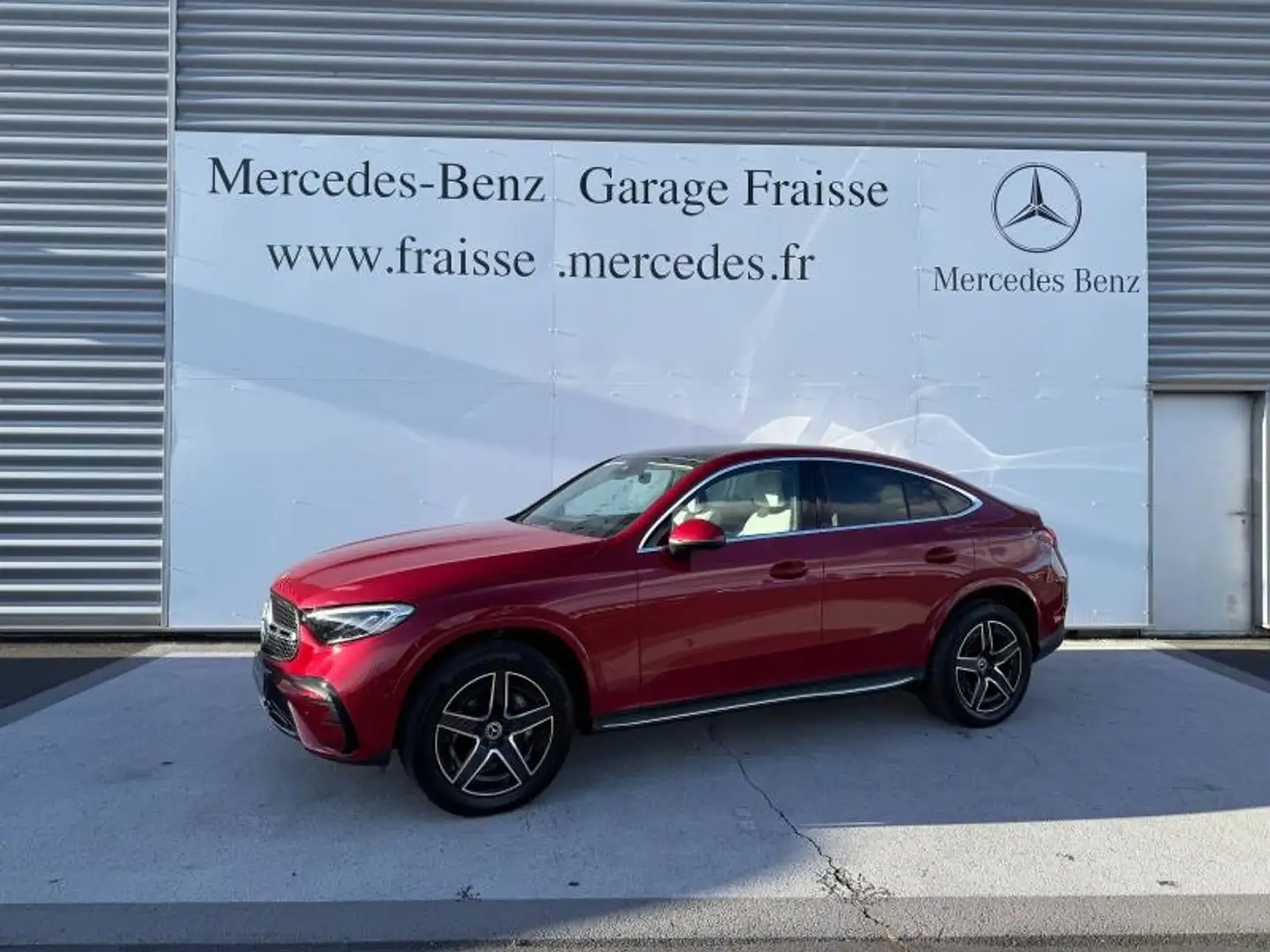 Mercedes-Benz GLC 300 300 d e Hybrid 197+136ch AMG Line 4Matic 9G-Tronic Rouge - 1