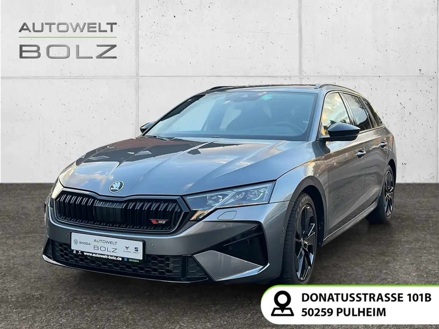 Skoda Octavia RS Combi 2.0 TSI Pano HUD Navi Kamera Di Grau - 1
