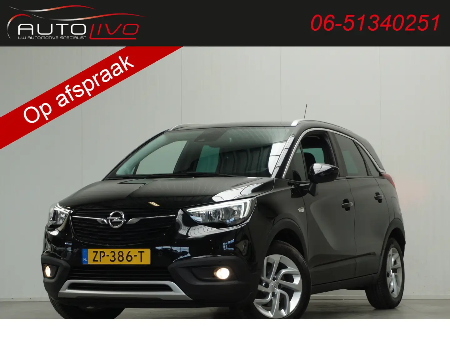 Opel Crossland X 1.5 CDTI Innovation AUTOMAAT! NAVI CAMERA CLIMA PD Zwart - 1