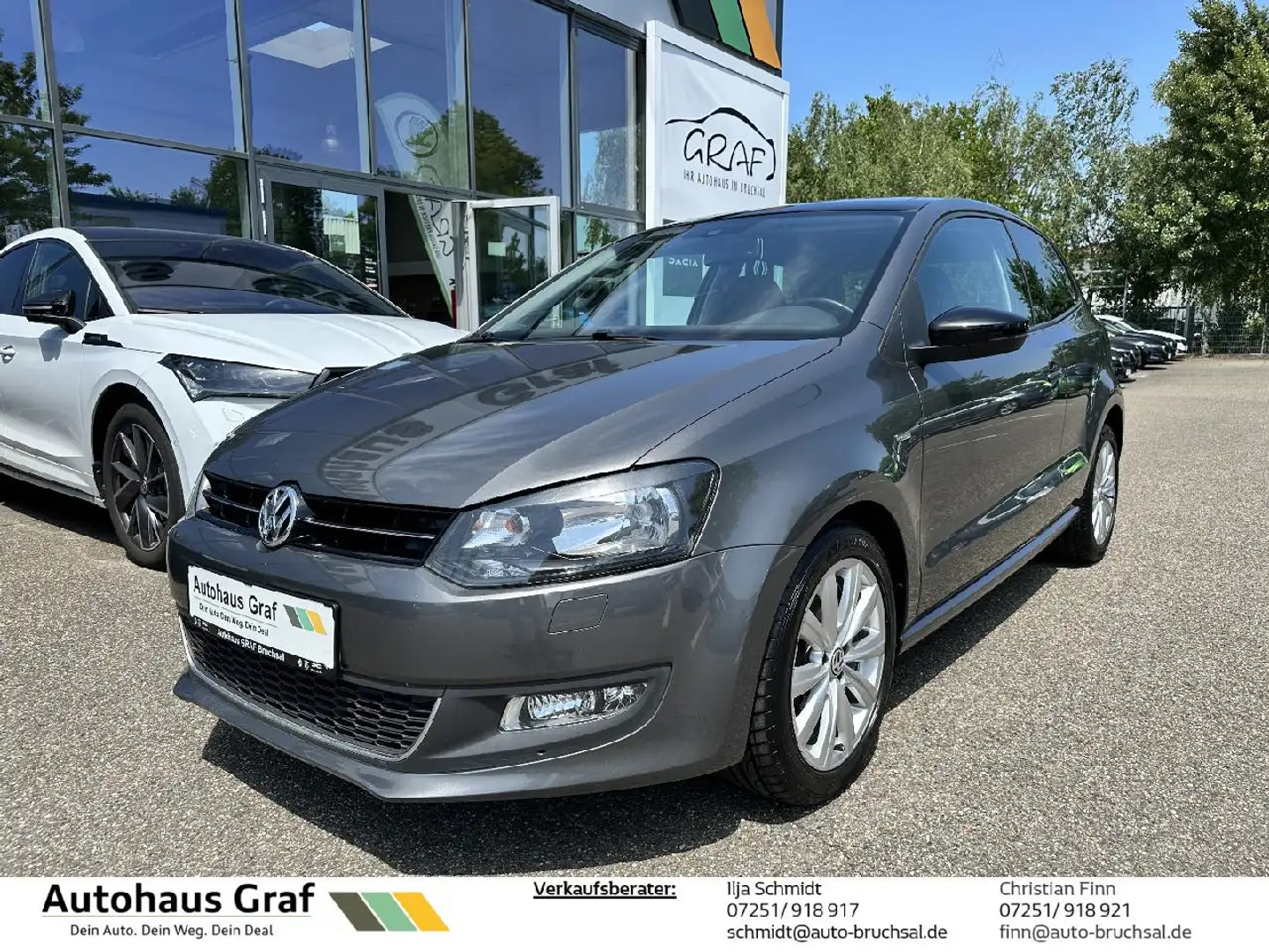 Volkswagen Polo Polo V Match*Klima*Sitzheizung*Panoramadach Grigio - 1