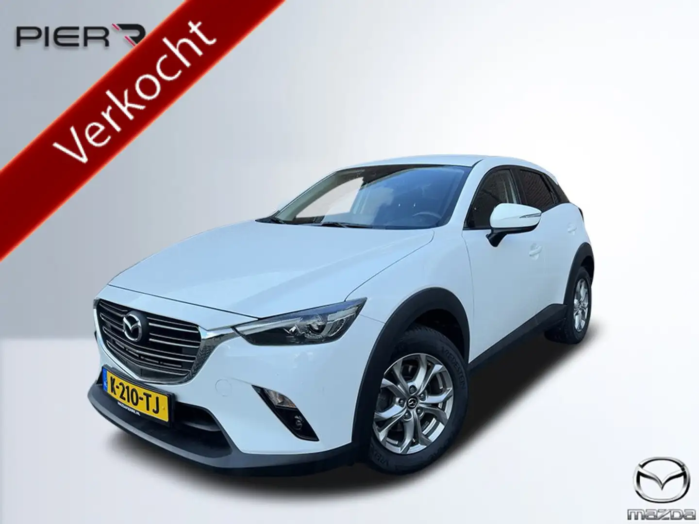 Mazda CX-3 2.0 SkyActiv-G 120 TS+ | AUTOMAAT | NAVIGATIE | CL Blanc - 1