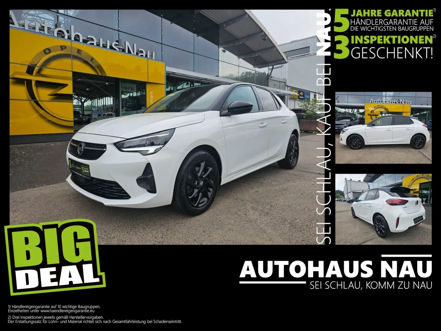 Opel Corsa GS Line 1.2 Inspektionspaket BigDeal! Bianco - 1
