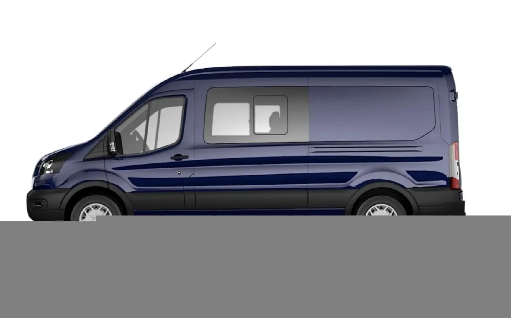 Ford Transit Trend 350 DCiV 2.0 TDCi 130 L3H2 Kam PDC 96 kW ... Blau - 2