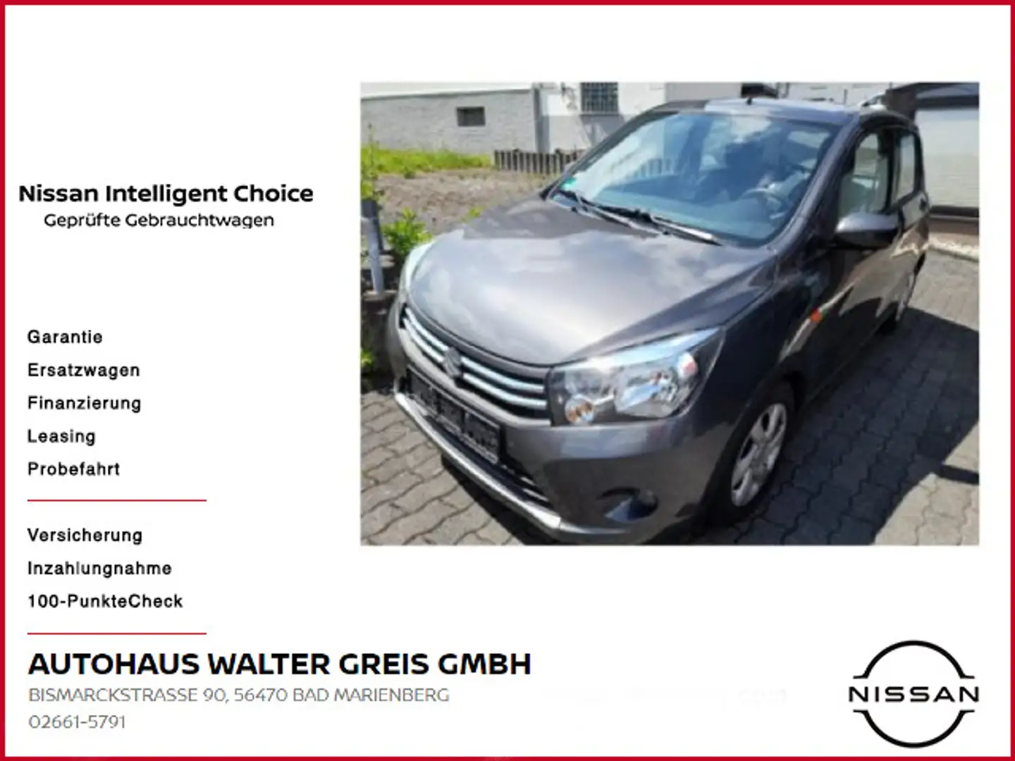 Suzuki Celerio Comfort 1,0 Dualjet - im Kundenauftrag - Gris - 1