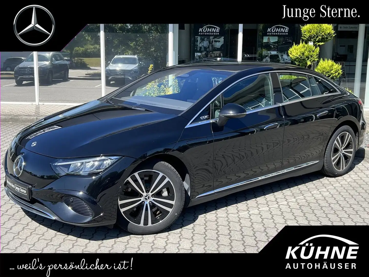 Mercedes-Benz EQE 500 4M+Sound+Electric Art+Frontscheibe behei Noir - 1