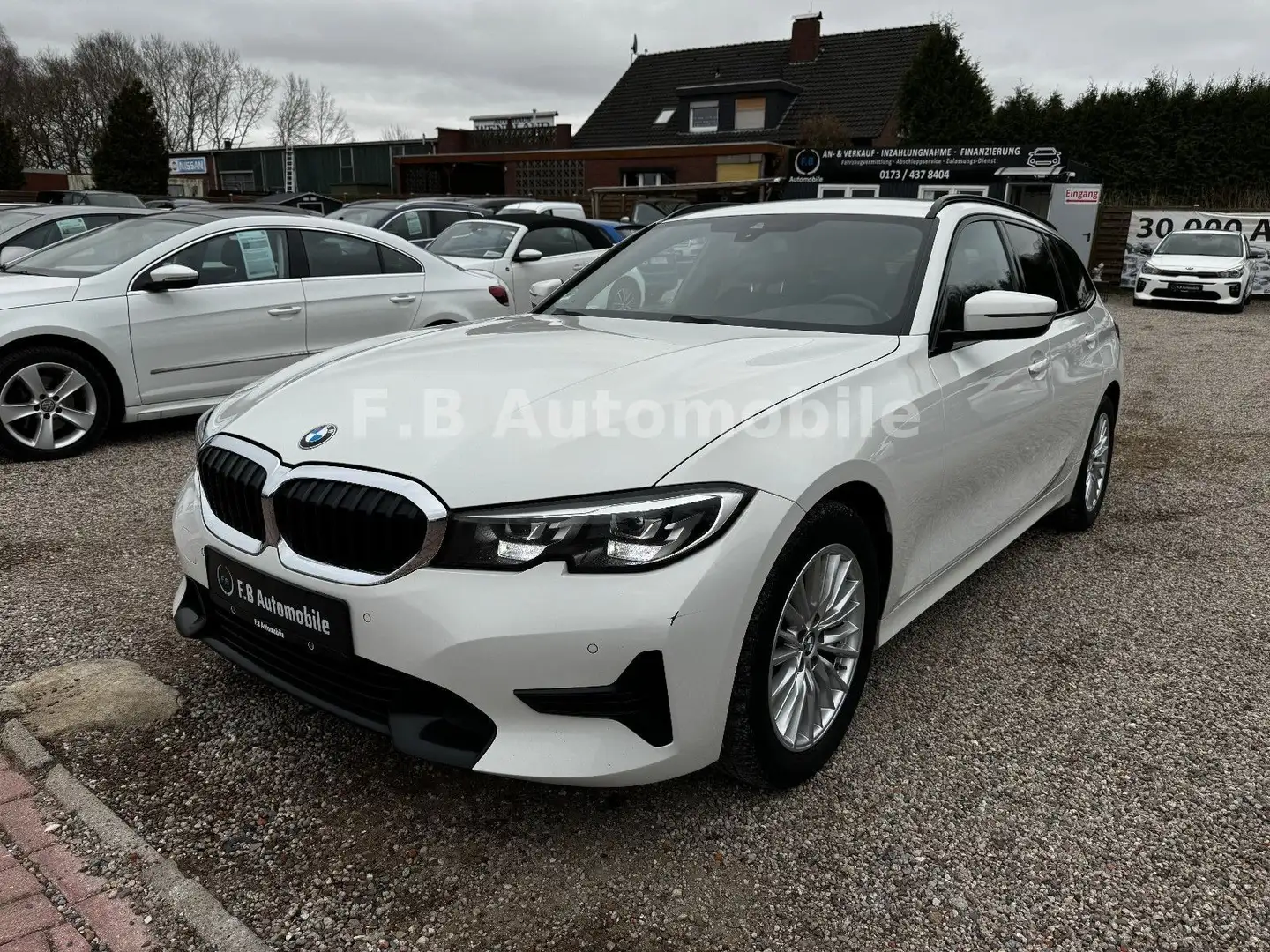 BMW 320 d Sport Line Blanc - 2