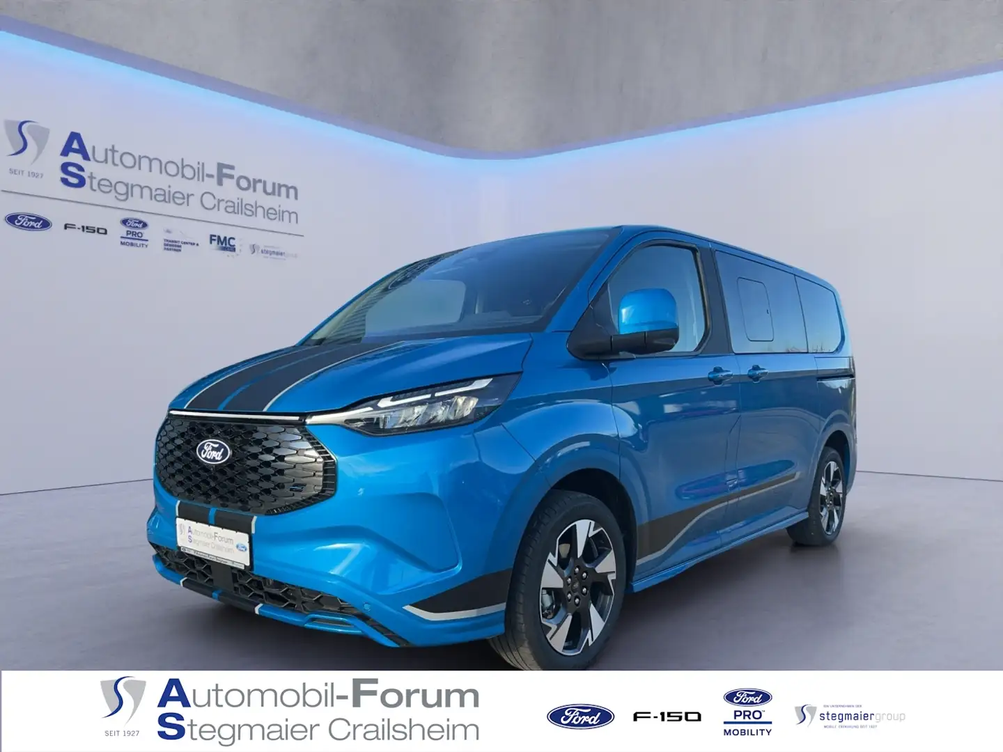 Ford Tourneo Custom BEV Sport 340L1 *PANO-DACH*B&O*AHK* Blau - 1