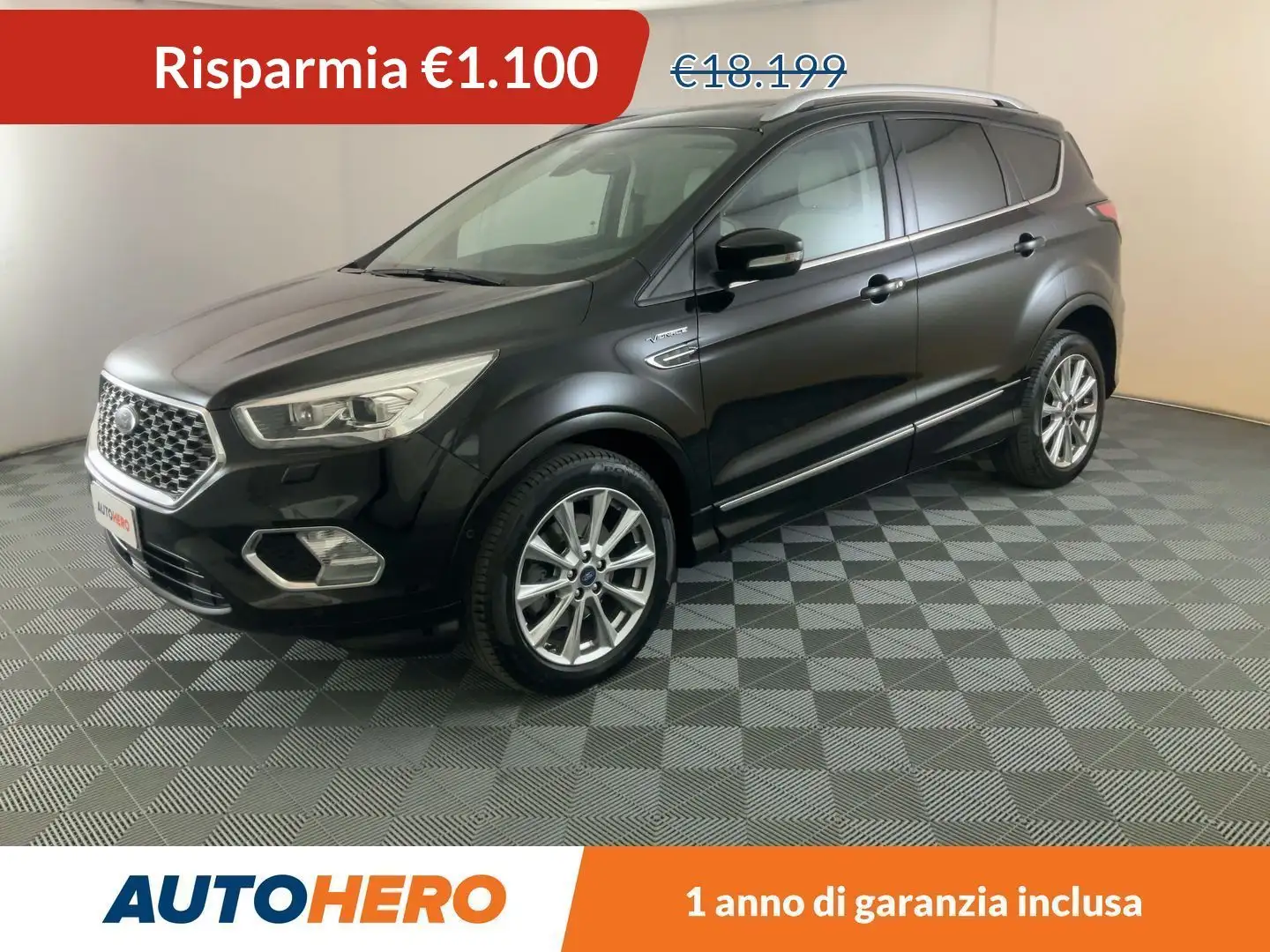 Ford Kuga 2.0 TDCi Vignale 150 CV Nero - 1