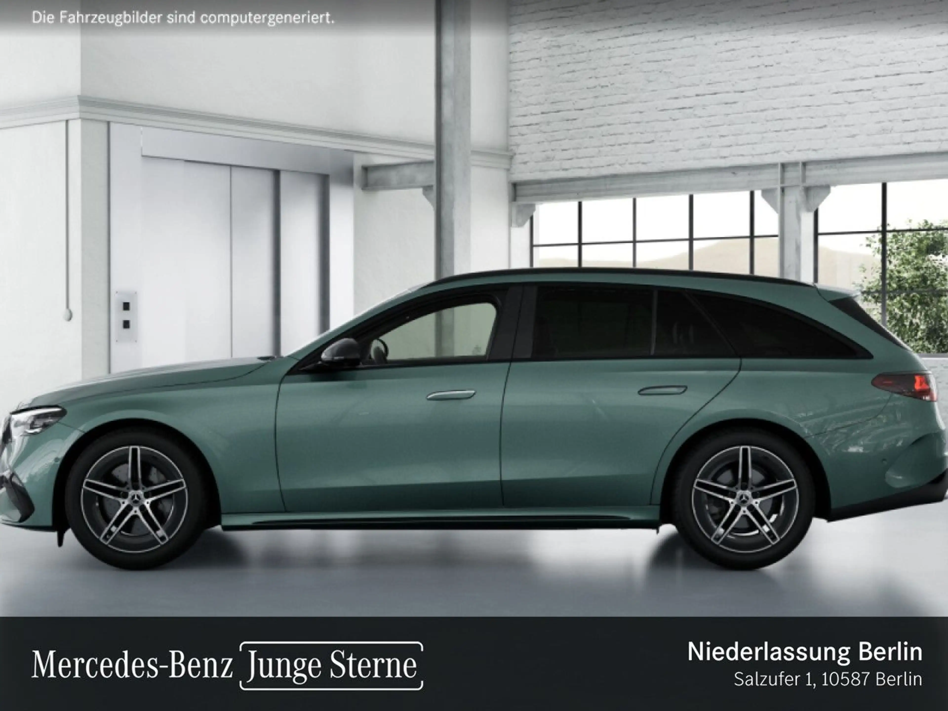 Mercedes-Benz E 220 d T Edition AMG-Line Fahrass WideScreen 360° — photo 5