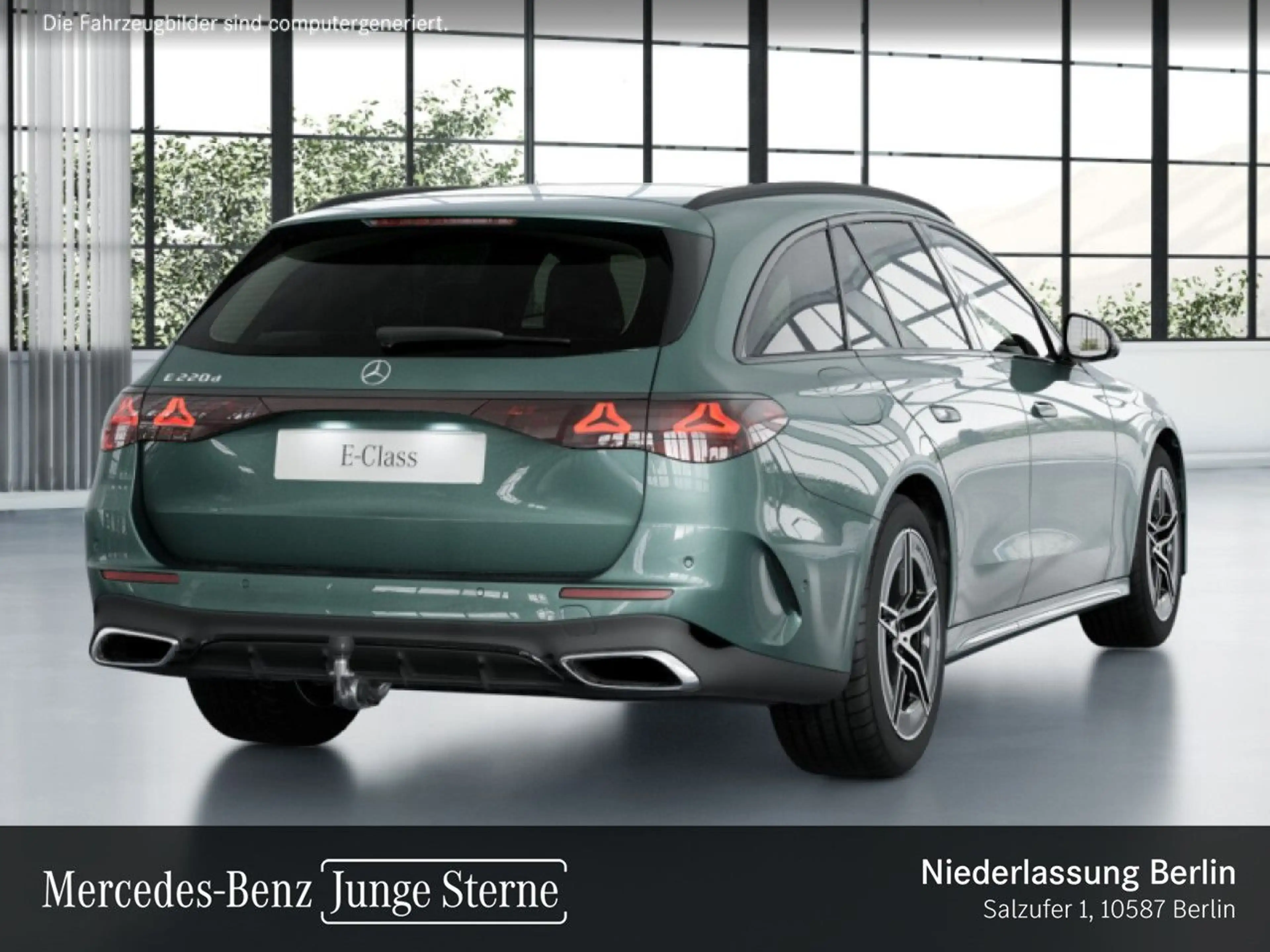 Mercedes-Benz E 220 d T Edition AMG-Line Fahrass WideScreen 360° — photo 4