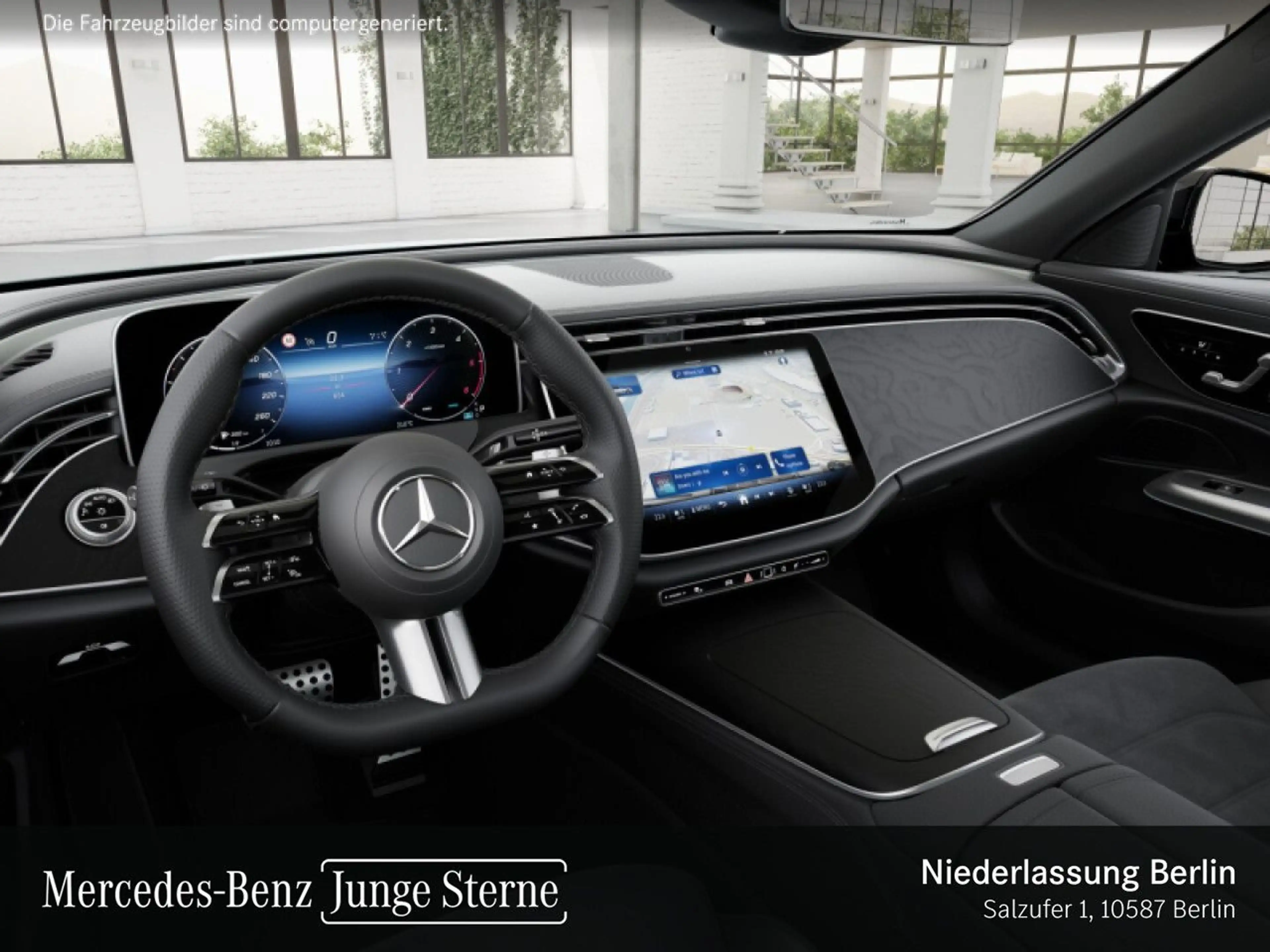 Mercedes-Benz E 220 d T Edition AMG-Line Fahrass WideScreen 360° — photo 9