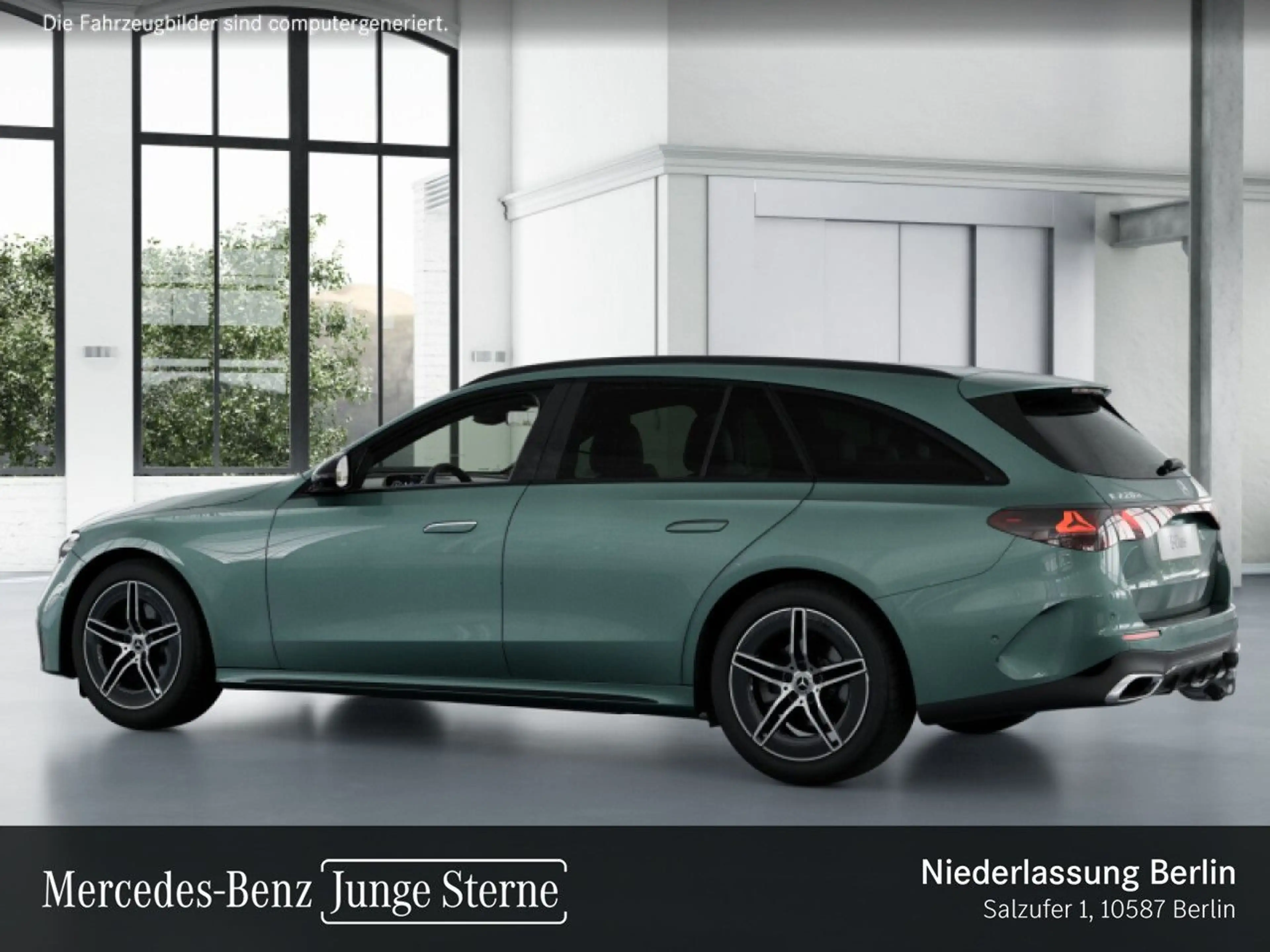Mercedes-Benz E 220 d T Edition AMG-Line Fahrass WideScreen 360° — photo 14