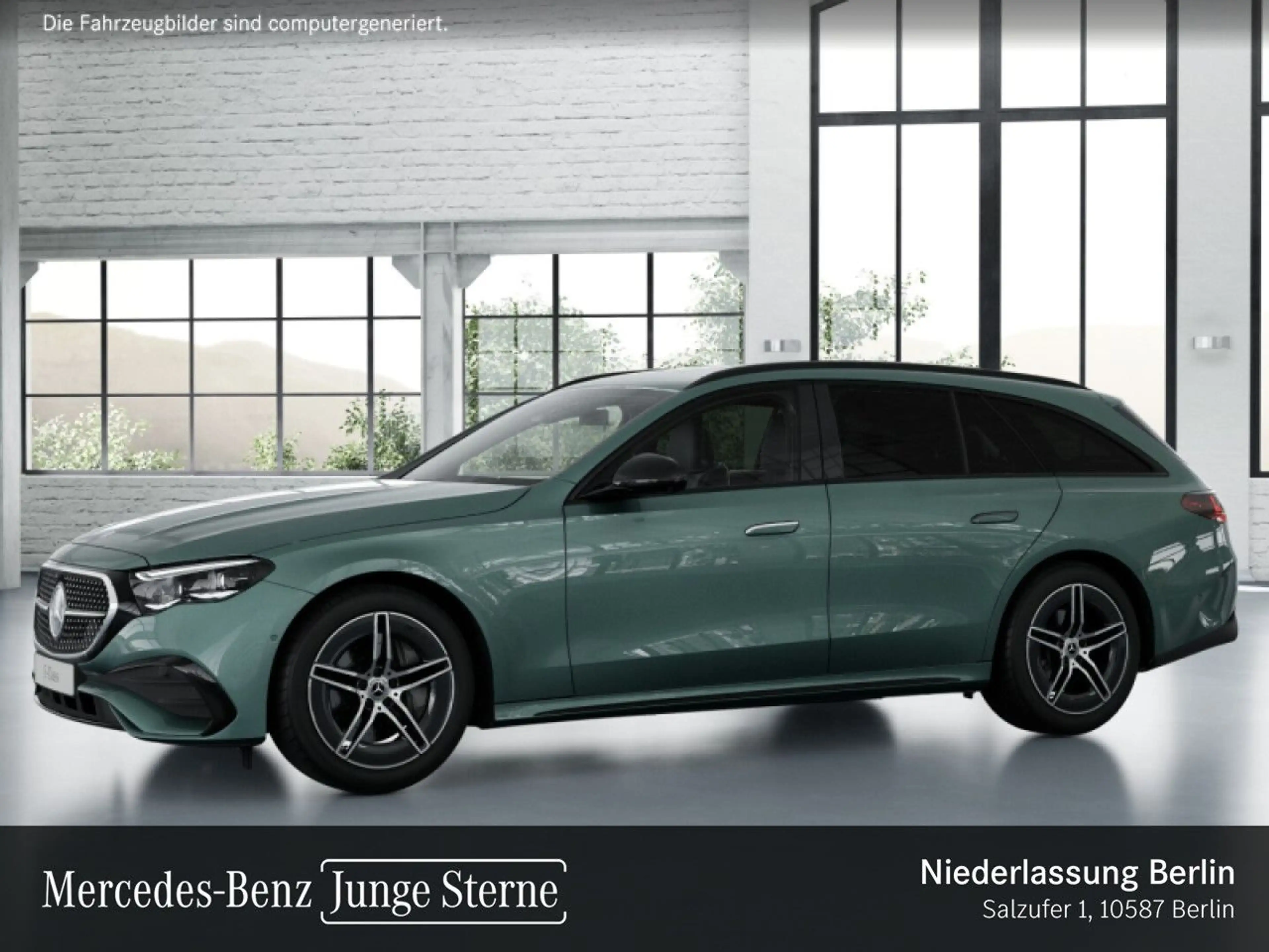 Mercedes-Benz E 220 d T Edition AMG-Line Fahrass WideScreen 360° — photo 3