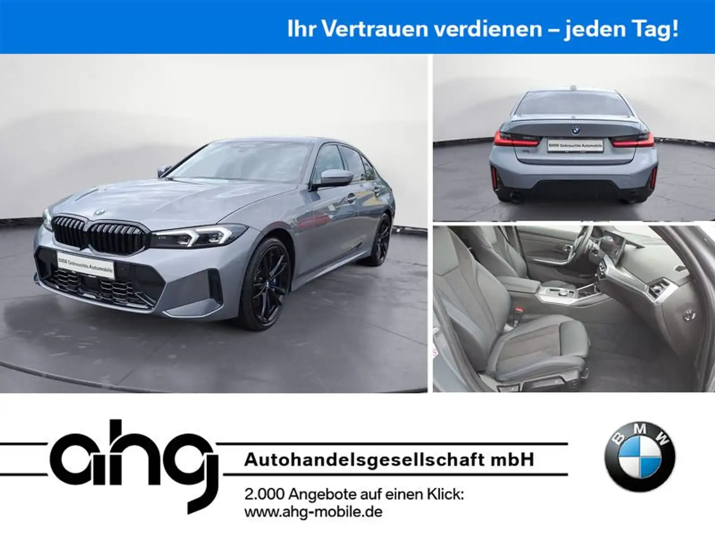 BMW 330 i xDrive M Sportpaket pro Standheizung LED Ad Grau - 1