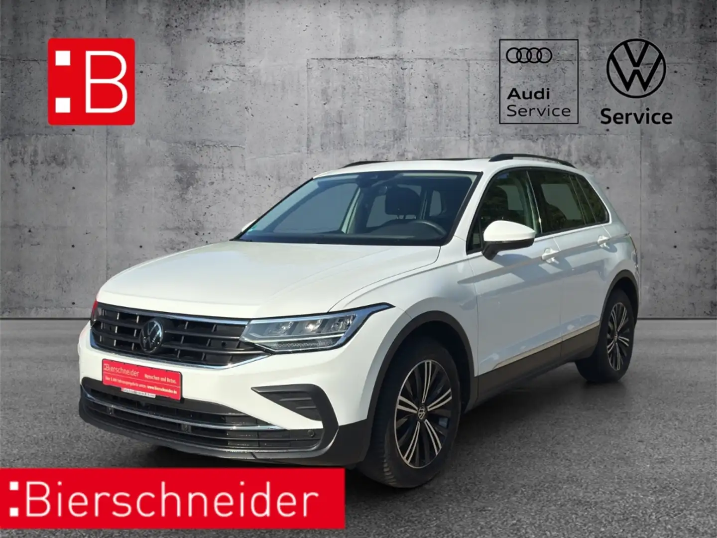 Volkswagen Tiguan 1.5 TSI Life LED SCHIEBEDACH KAMERA PDC ACC DAB Weiß - 1