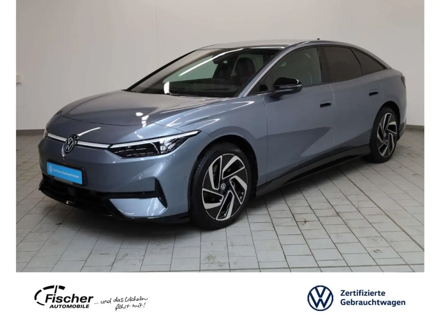 Volkswagen ID.7 Elektro Pro 77 kWh AHK/Matrix/Wärmep./RFK Blau - 1