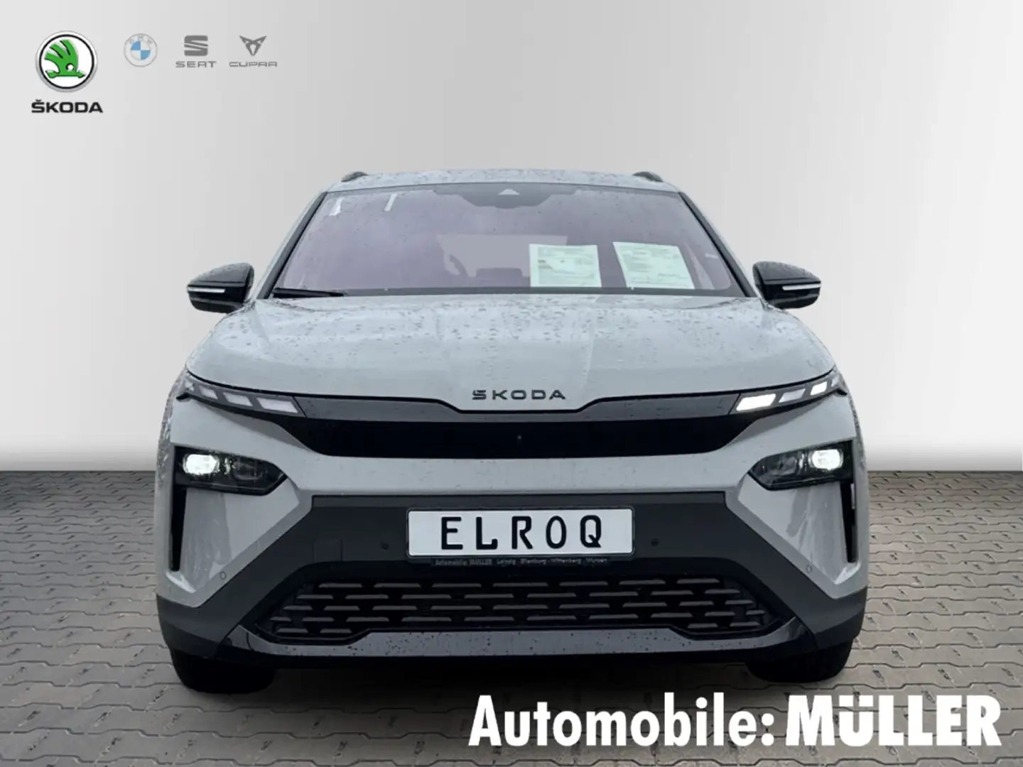 Skoda Elroq 85 Sportline 82 kWh Batterie Elektromotor Navi Dig Gris - 2