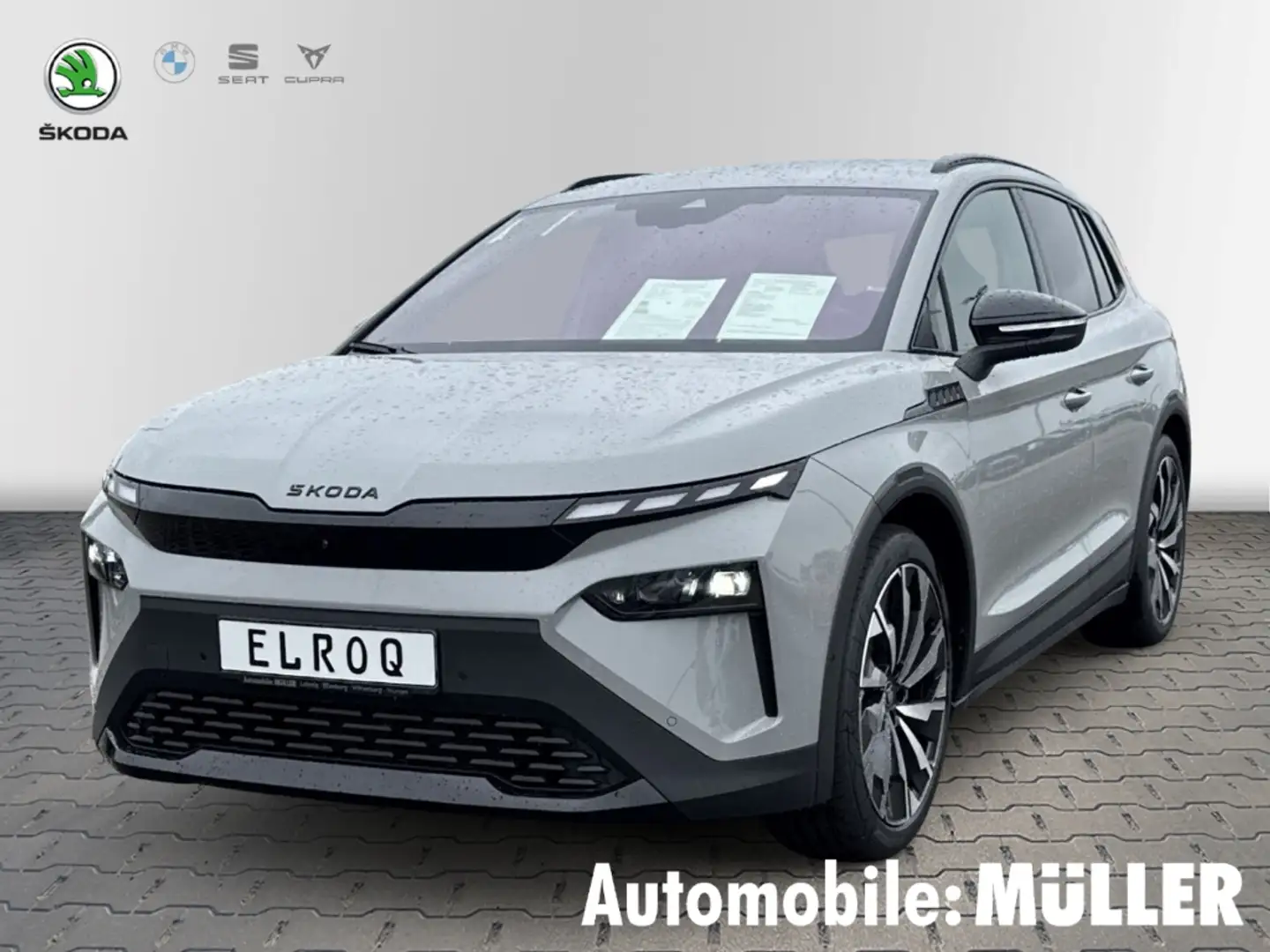 Skoda Elroq 85 Sportline 82 kWh Batterie Elektromotor Navi Dig Gris - 1
