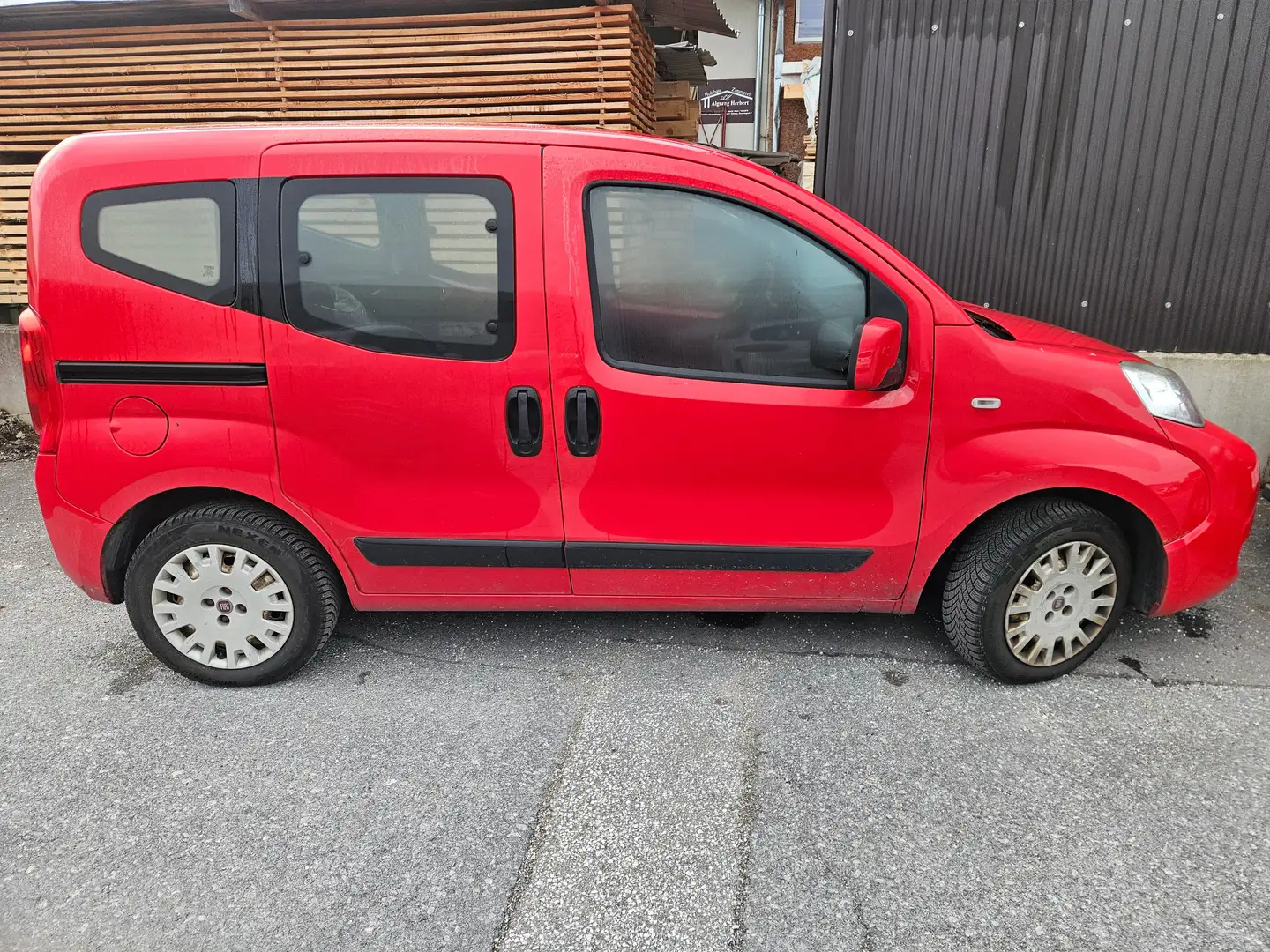 Fiat Fiorino Fiorino Panorama EURO5 5SITZE TOP KLIMA!!!!!! Rot - 2