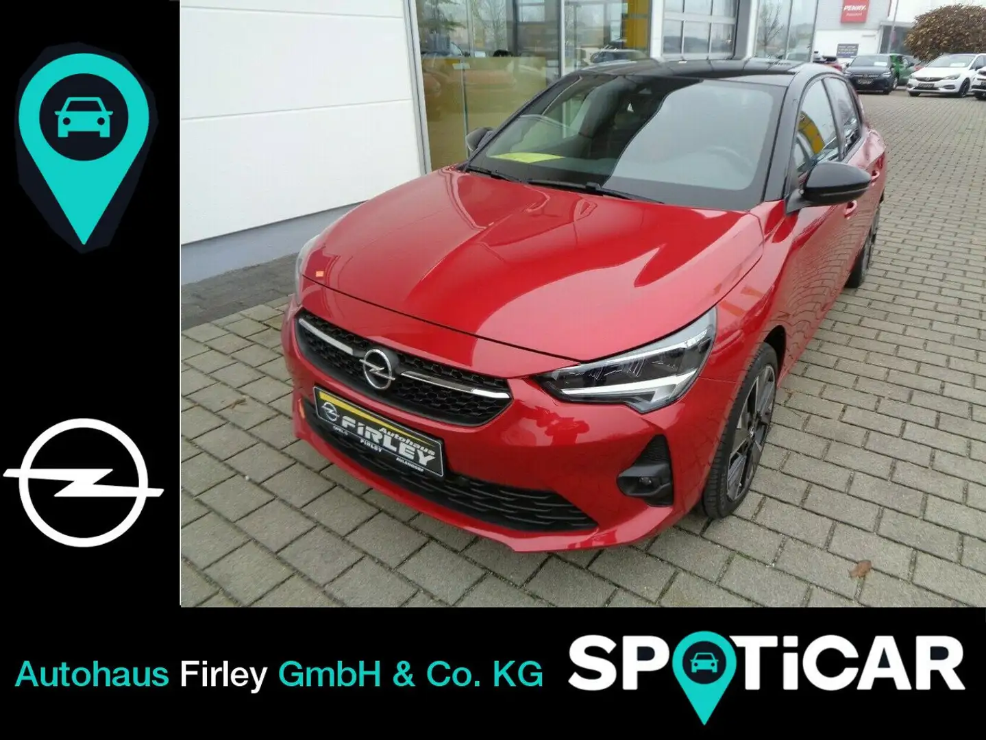 Opel Corsa e GS Line 11 KW Charger Rouge - 1