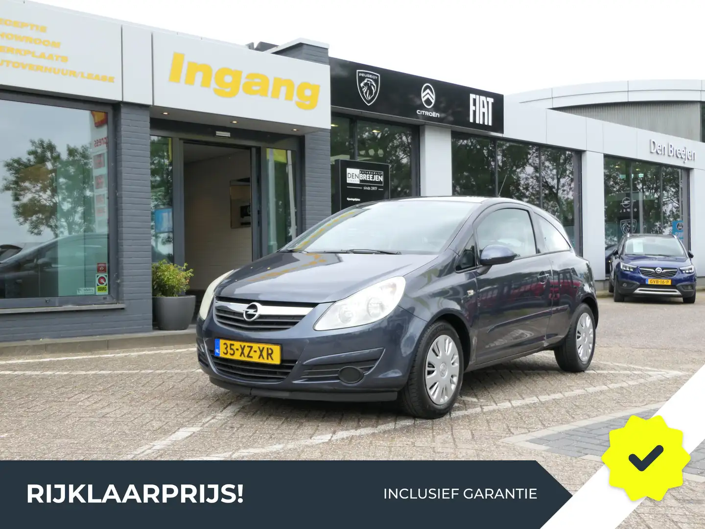 Opel Corsa 1.4 16V Business | Cruise Control | Airco Grijs - 1