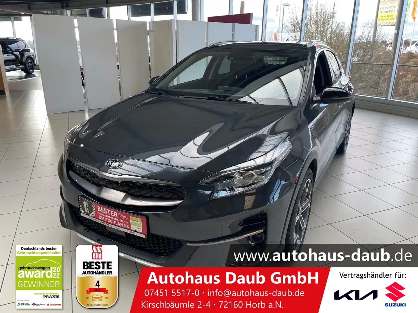 Kia XCeed 1.6 DCT Plugin-Hybrid+Panorama-Dach+Navi++ Grau - 2