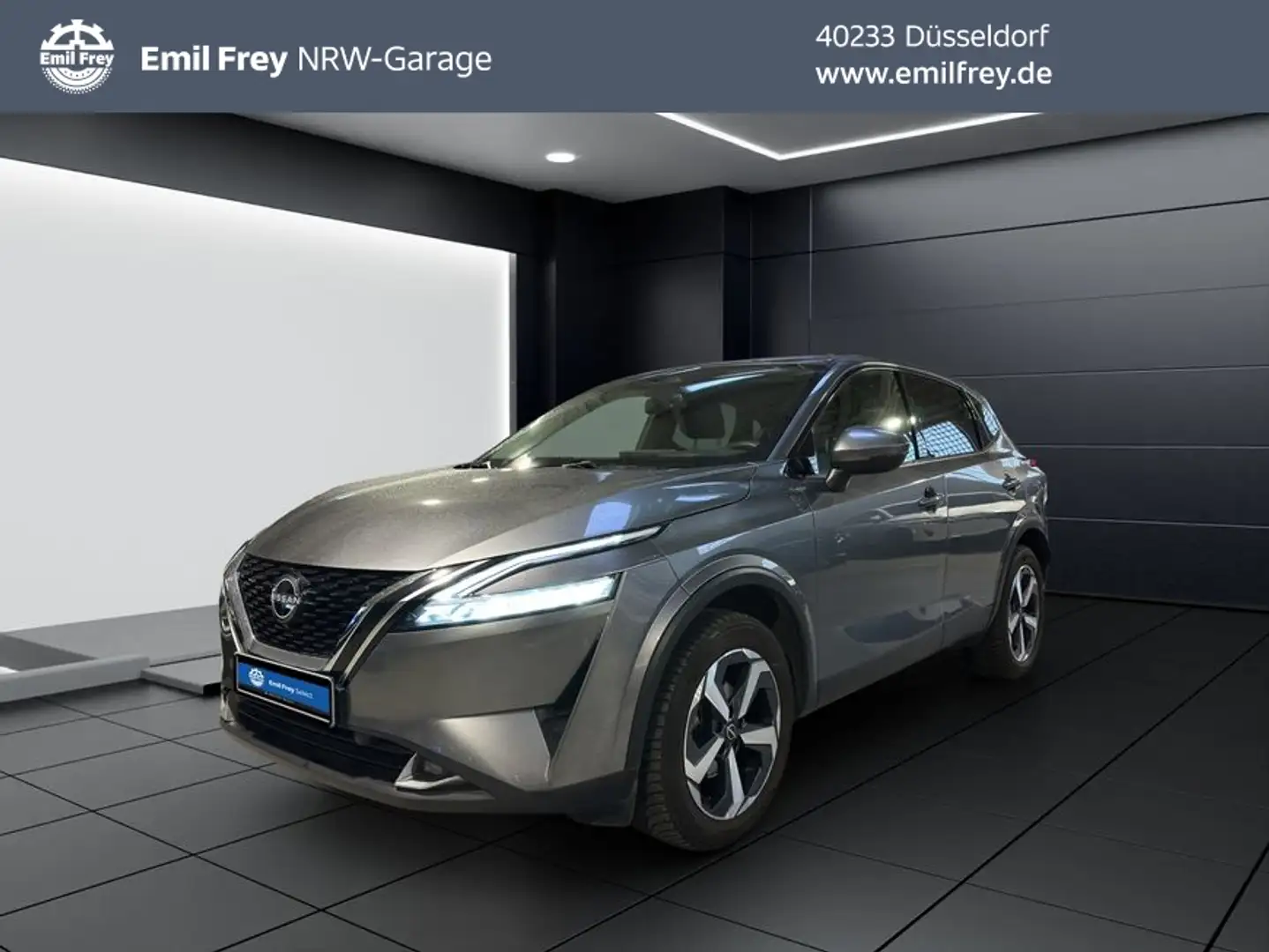 Nissan Qashqai 1.3 DIG-T Xtronic N-Connecta Head-Up/iACC/ Gris - 1