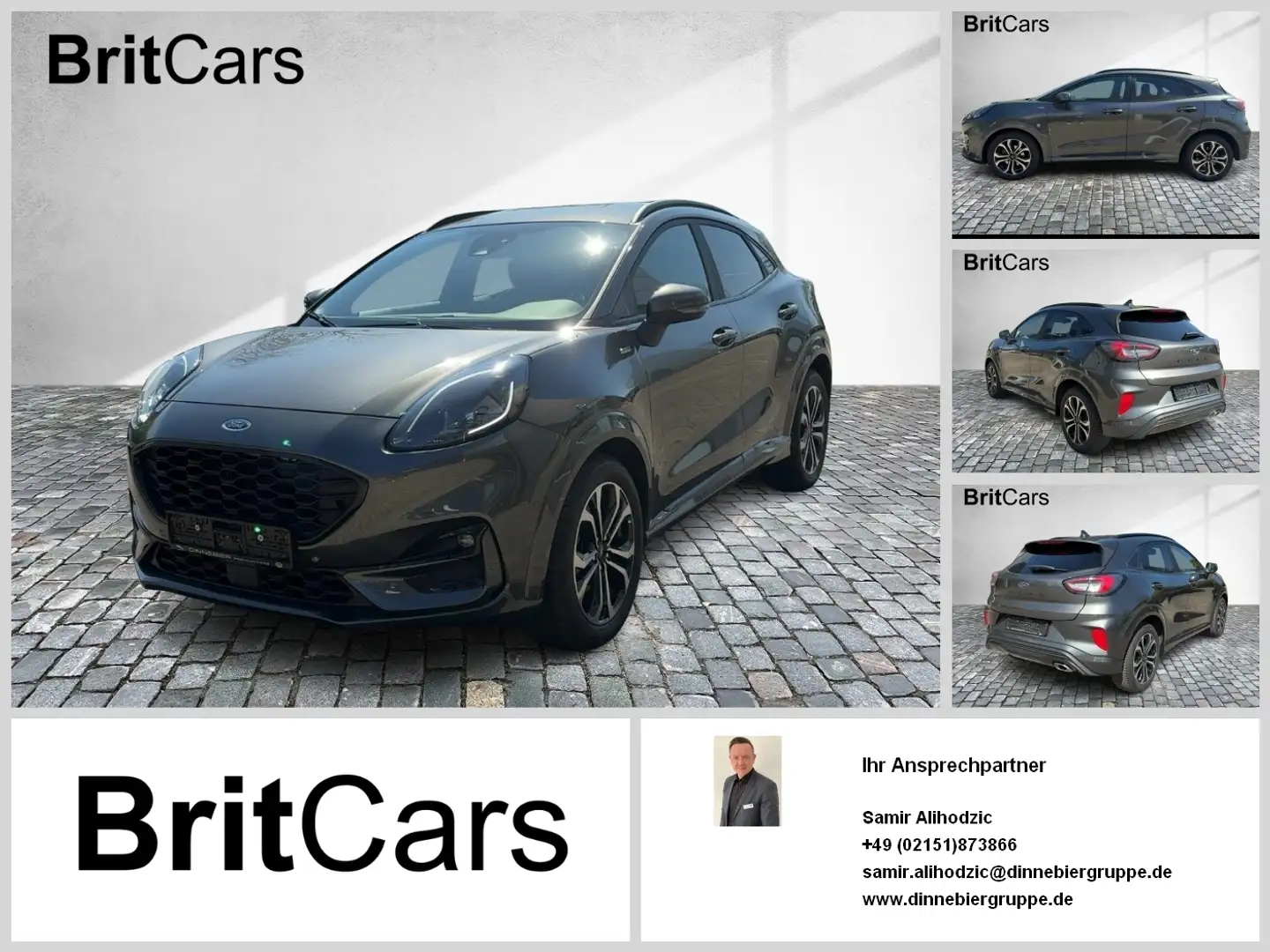 Ford Puma ST-Line X LED+Navi+Kamera+Winterpaket Gris - 1