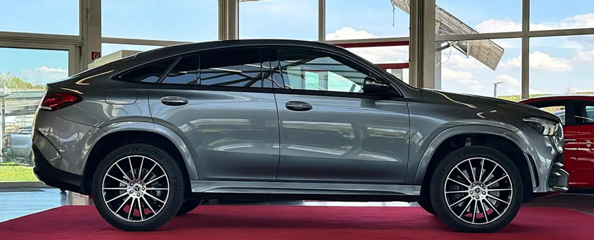 Mercedes-Benz GLE 400 d Coupe 4Matic AMG AIR Night Paket 360° AHK Szary - 2