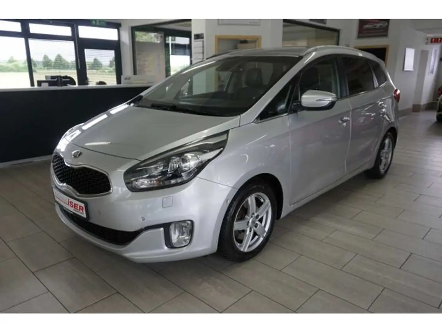 Kia Carens 1.7 CRDi NAV Leder AHK PDCv+h Multif.Lenkrad BT Silber - 2