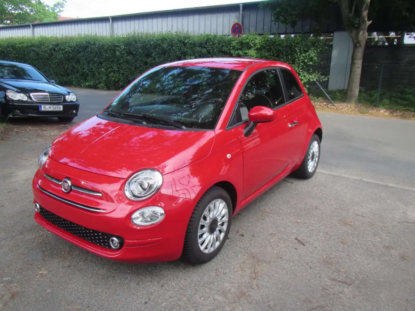 Fiat 500 1,0 Lounge PDC Navi Tempo. StartStop nur 6200 Km Rot - 2