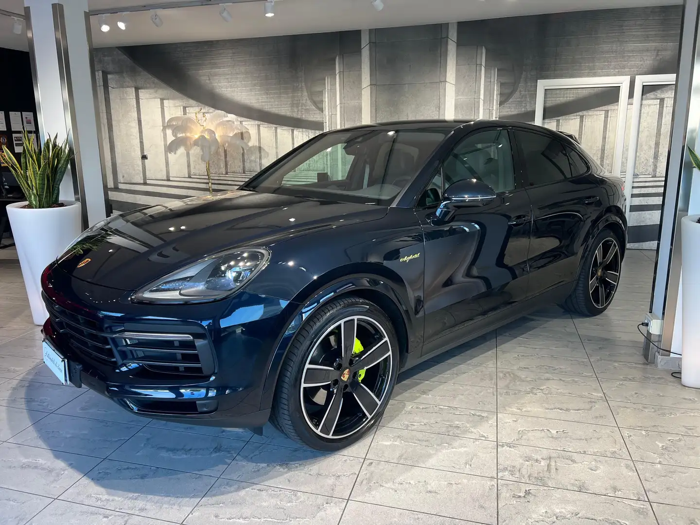 Porsche Cayenne Coupe 3.0 e-hybrid-ACC-Tetto-PLATINUM EDITION! Albastru - 1