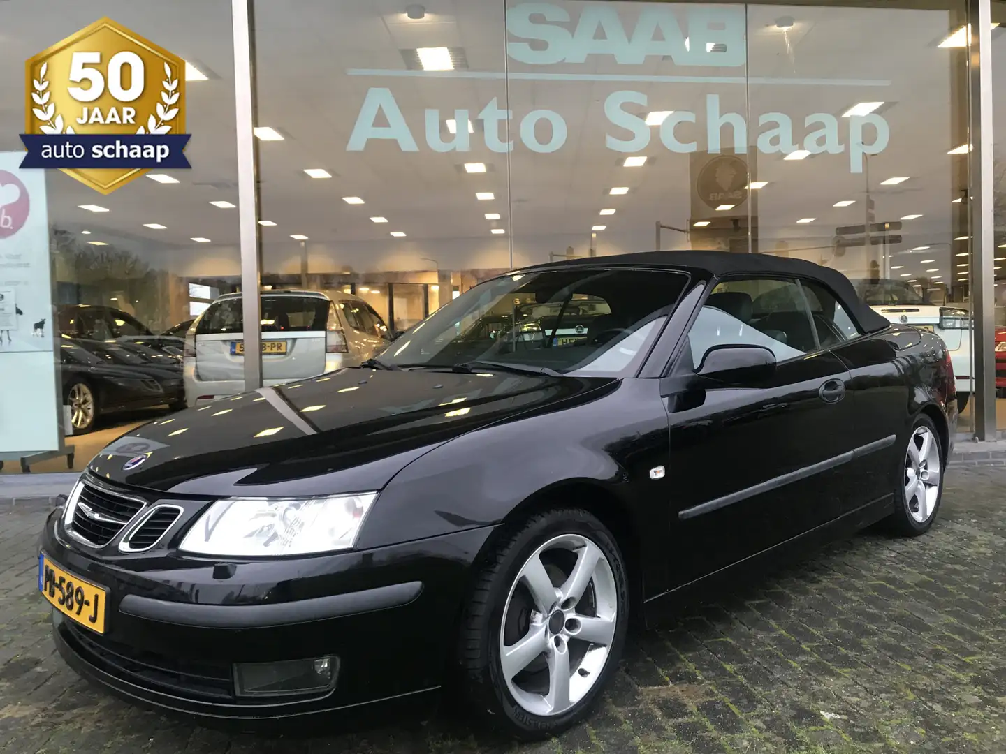Saab 9-3 Cabrio 1.8t Vector | Rijklaar incl garantie | Xeno Noir - 1