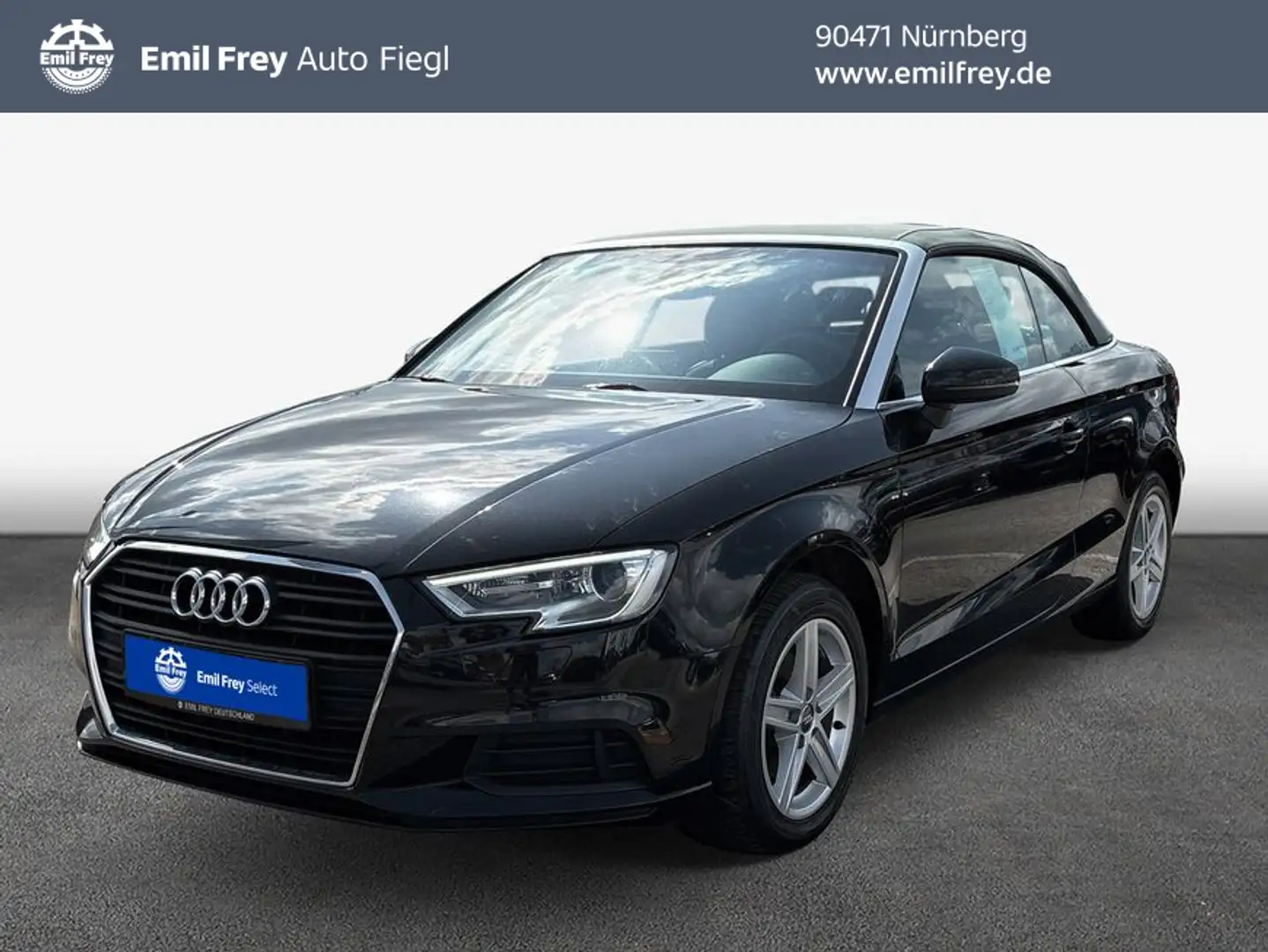 Audi A3 1.5 TFSI cylinder on demand Cabrio S tronic Fekete - 1